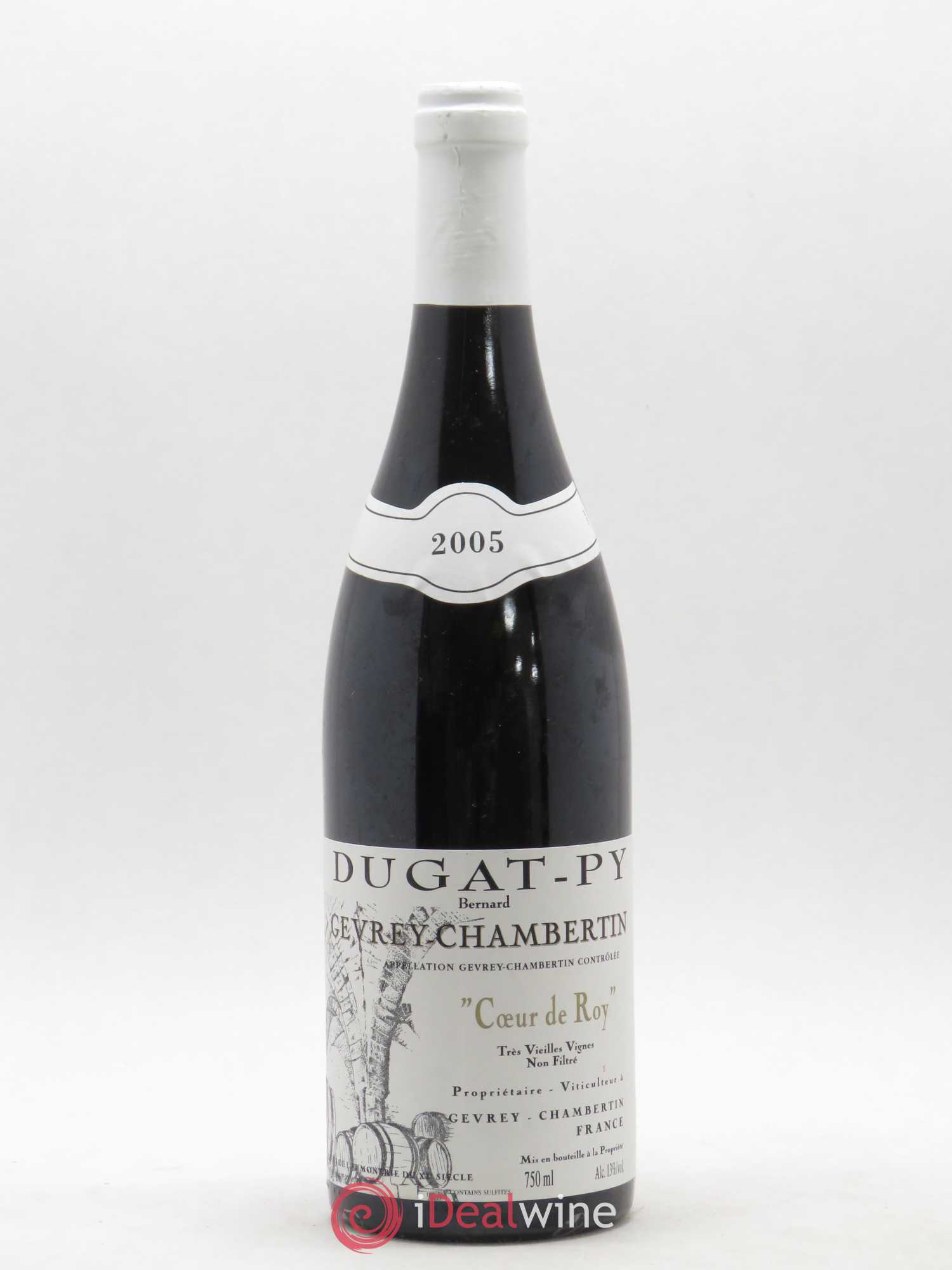 Gevrey-Chambertin Coeur de Roy Très Vieilles Vignes Dugat-Py 2005 - Lot de 1 bouteille - 0