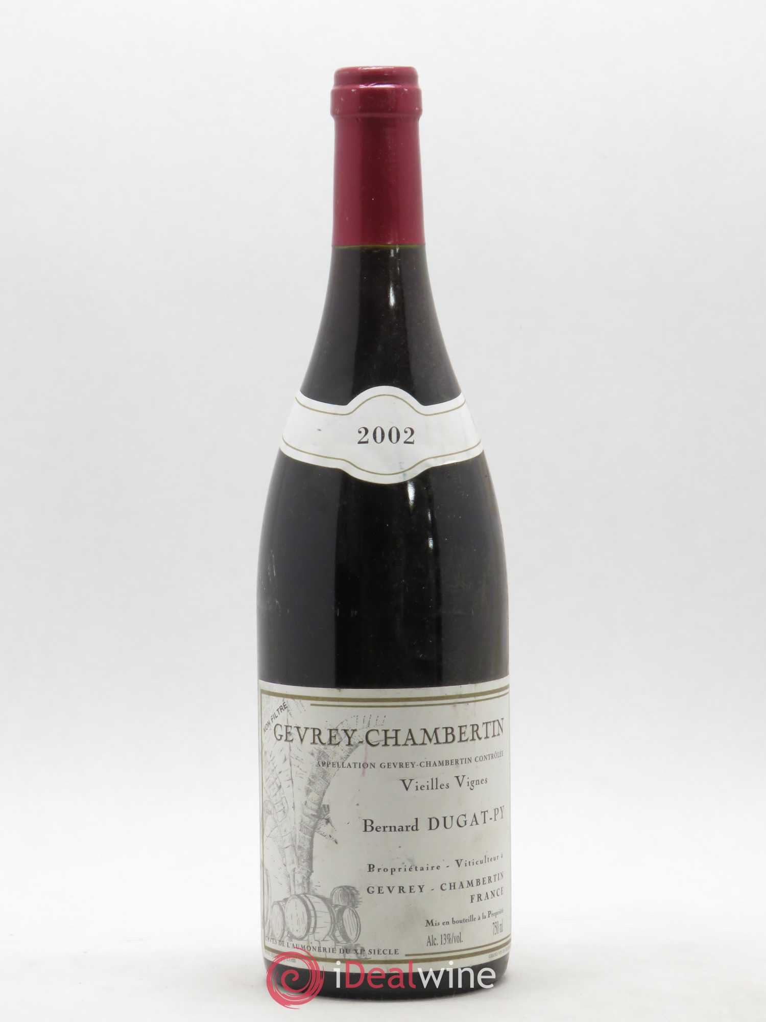 Gevrey-Chambertin Vieilles Vignes Dugat-Py 2002 - Lot de 1 bouteille - 0