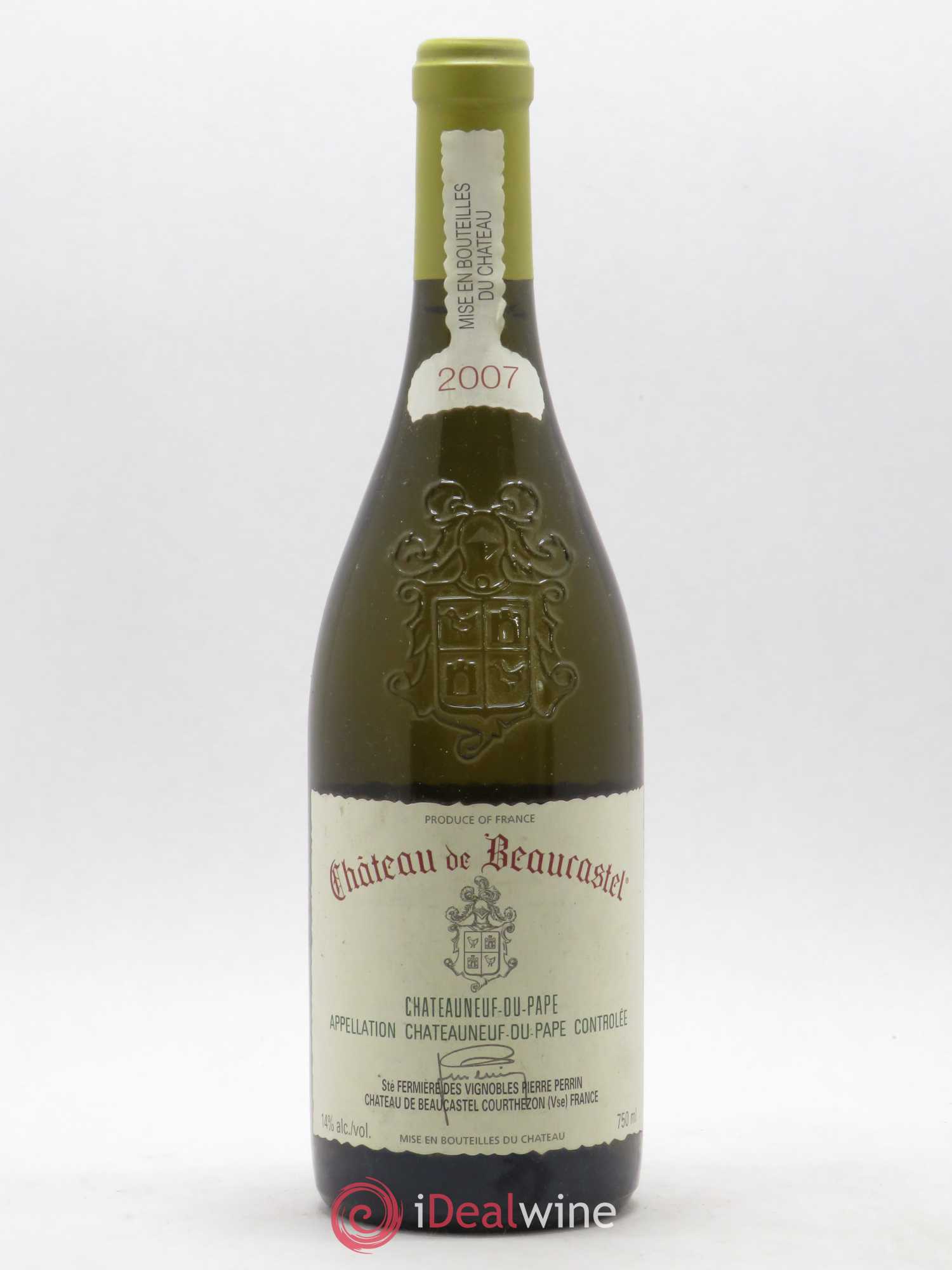 Châteauneuf-du-Pape Château de Beaucastel Famille Perrin 2007 - Lot de 1 bouteille - 0
