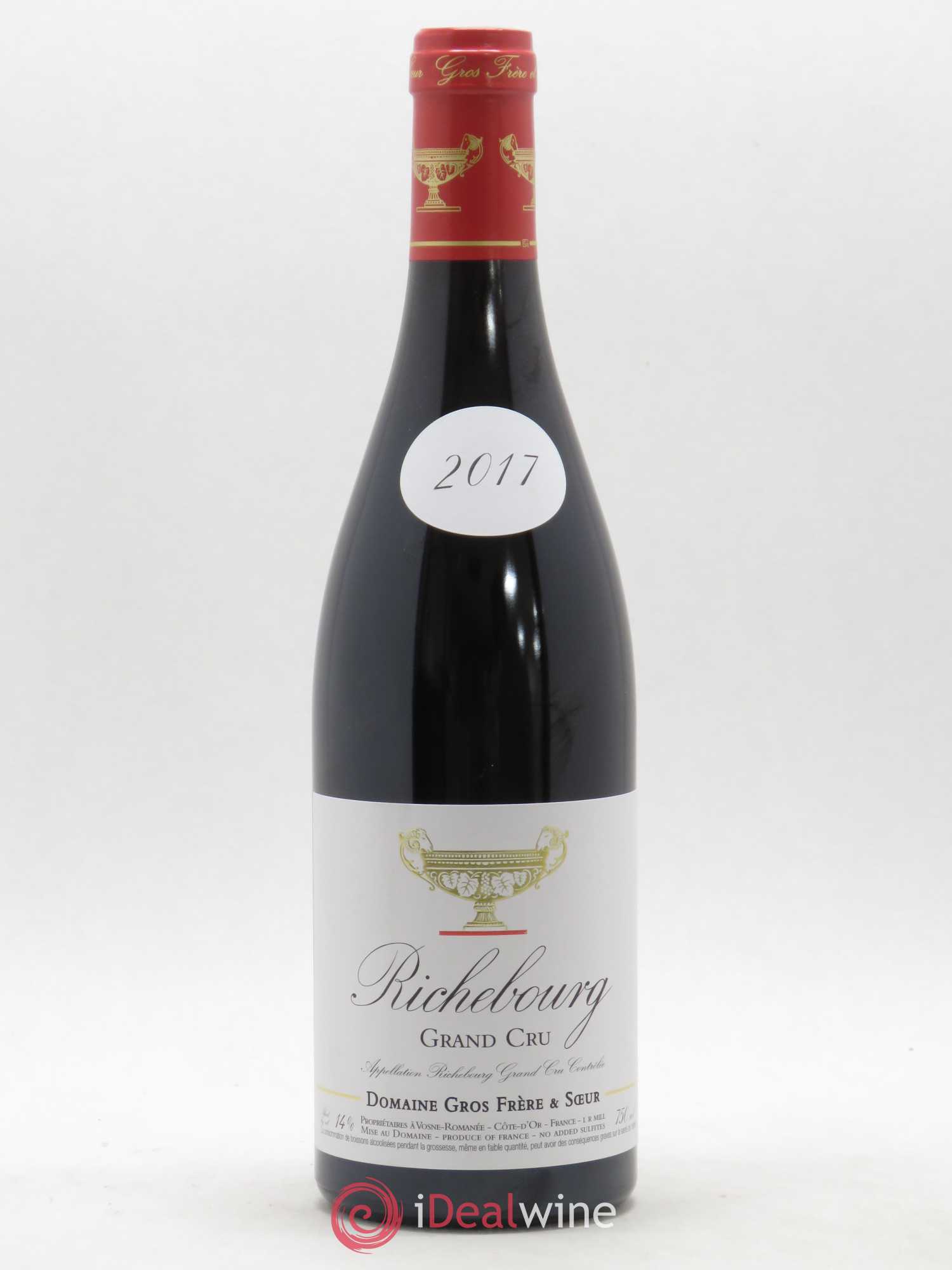 Richebourg Grand Cru Gros Frère & Soeur 2017 - Lot de 1 bouteille - 0