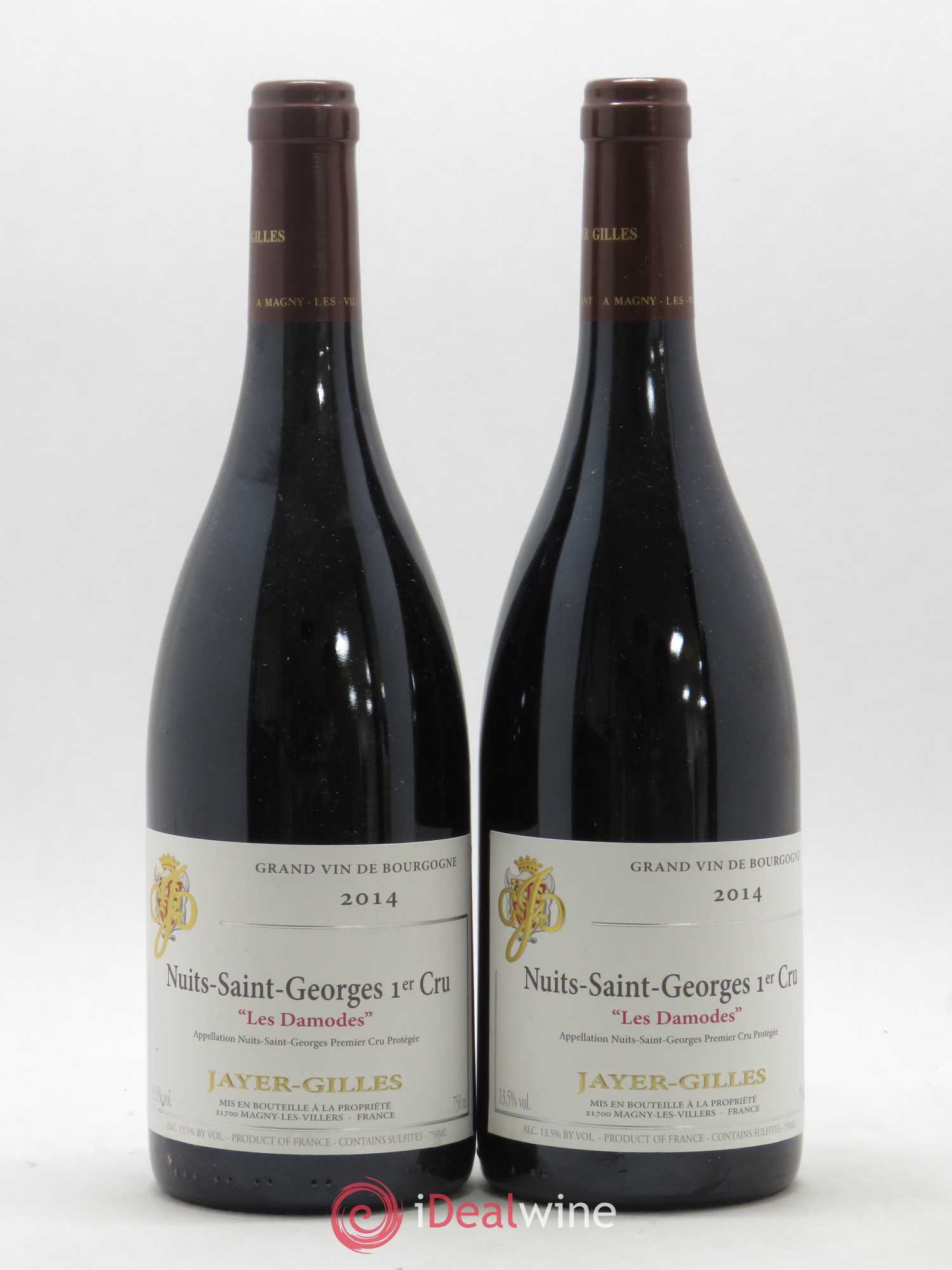 Nuits-Saint-Georges 1er Cru Les Damodes Jayer-Gilles 2014 - Lot de 2 bouteilles - 0