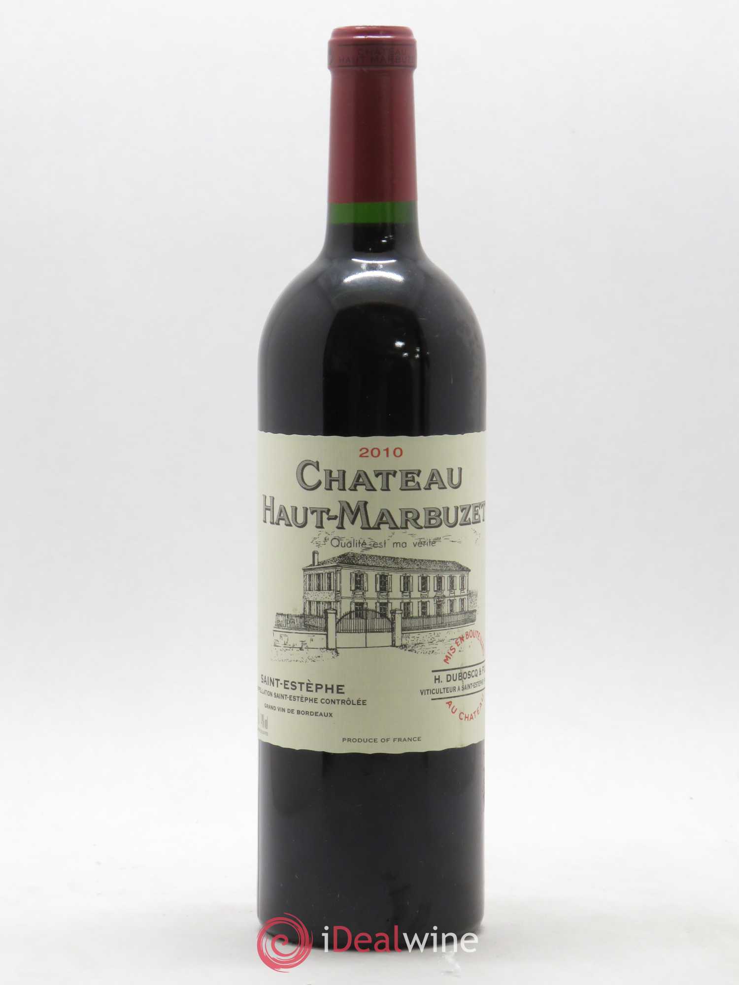 Château Haut Marbuzet 2010 - Lot de 1 bouteille - 0