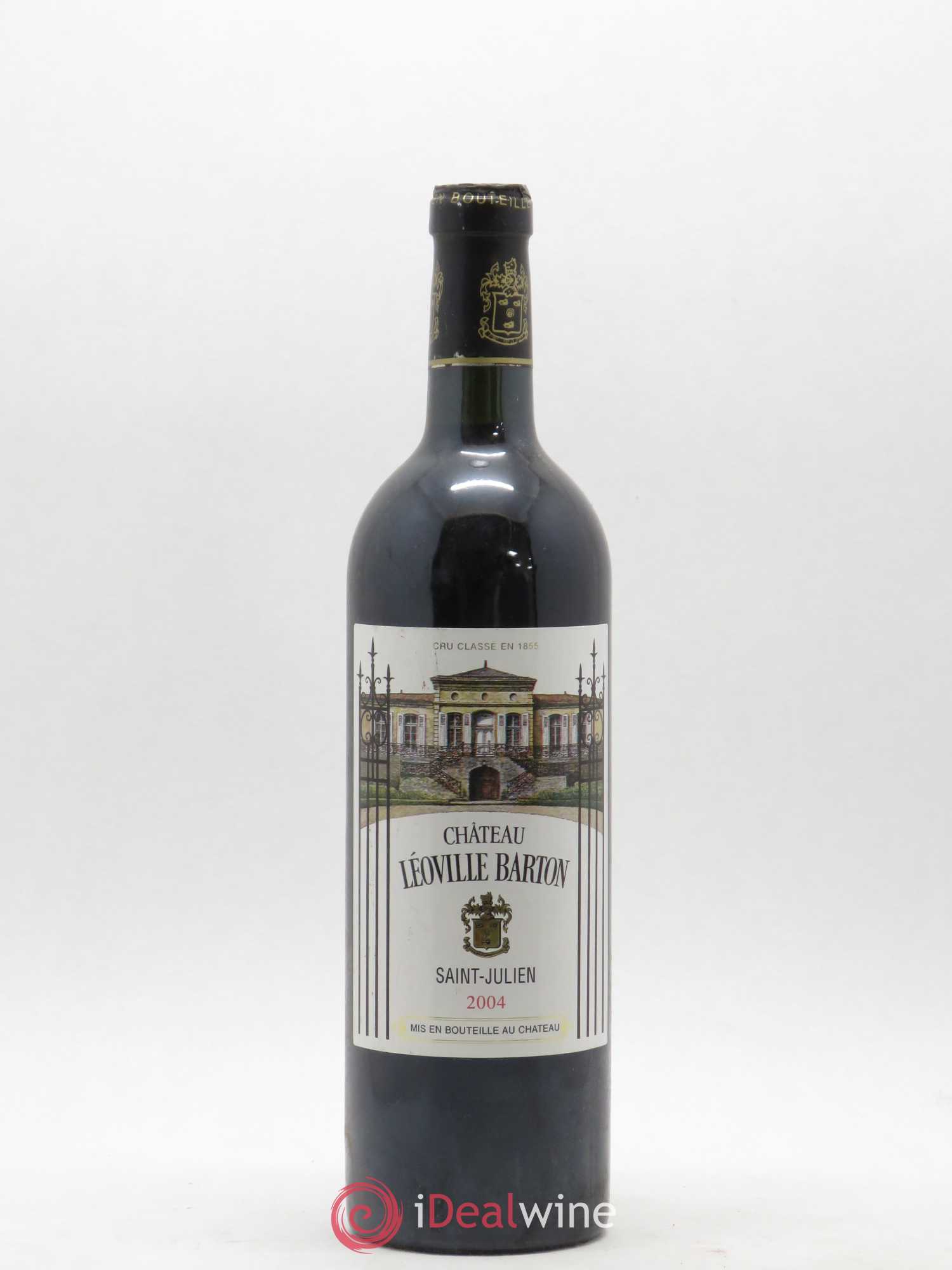 Château Léoville Barton 2ème Grand Cru Classé 2004 - Lot de 1 bouteille - 0