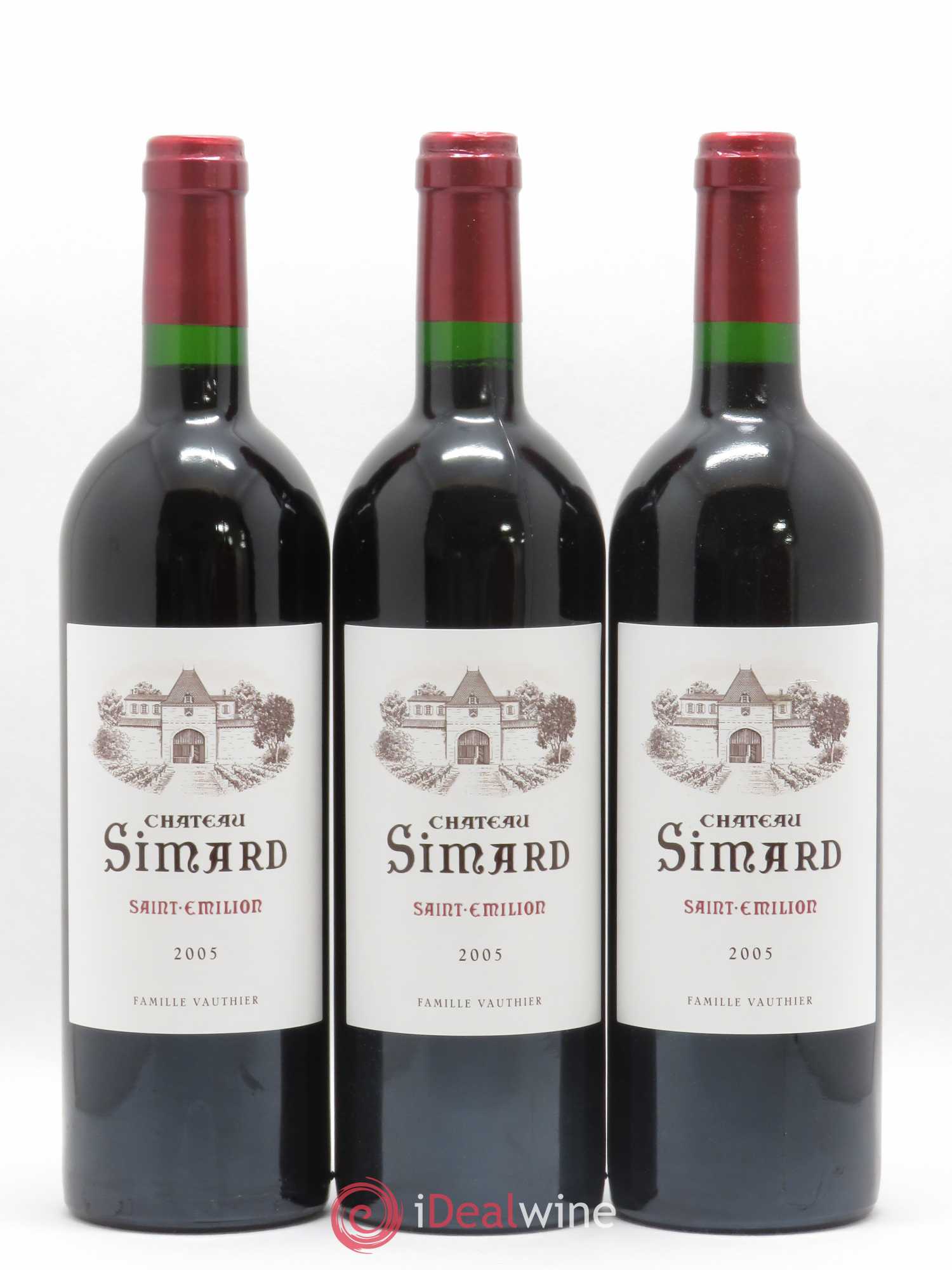 Château Simard 2005 - Lot de 3 bouteilles - 0