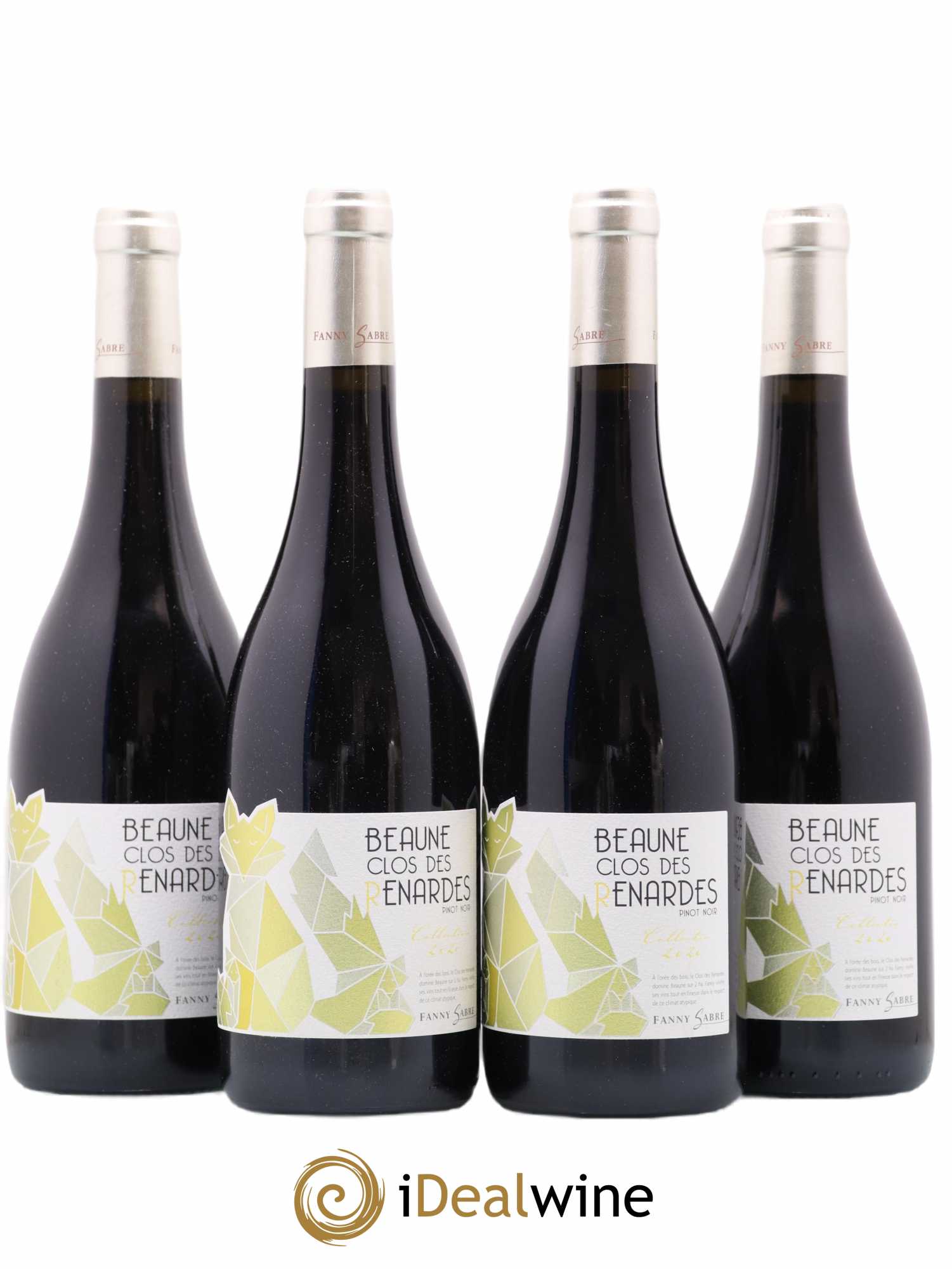 Beaune Clos des Renardes Pinot Noir Fanny Sabre 2020 - Lot de 4 bouteilles - 0