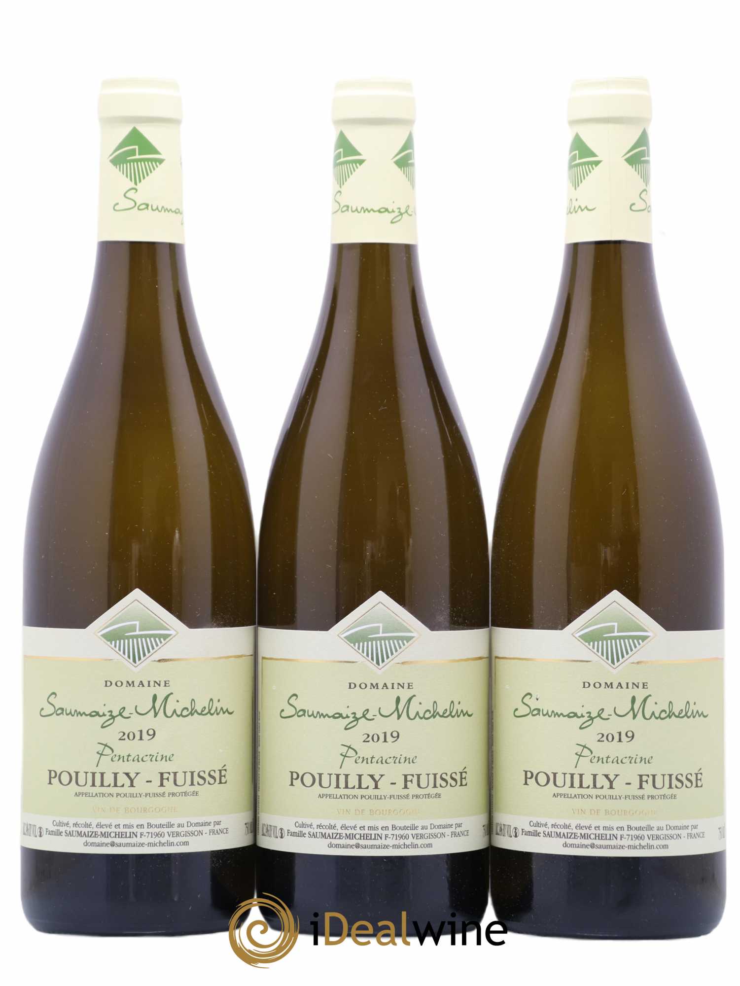 Pouilly-Fuissé Saumaize Michelin Penta Crine 2019 - Posten von 3 Flaschen - 0