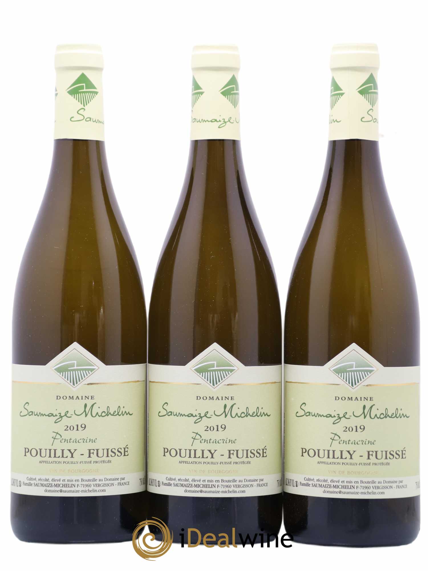 Pouilly-Fuissé Saumaize Michelin Penta Crine 2019 - Posten von 3 Flaschen - 0