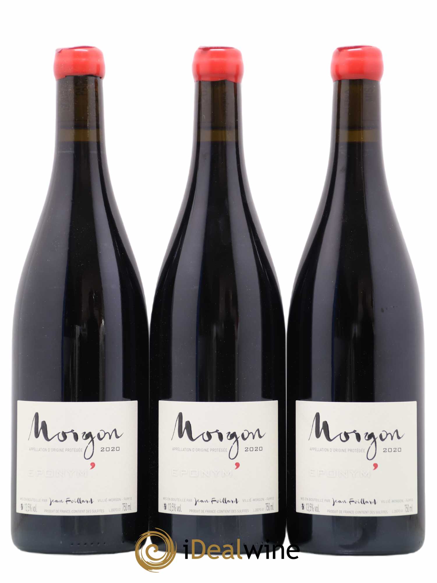 Morgon Eponym' Jean Foillard 2020 - Lot de 3 bouteilles - 0