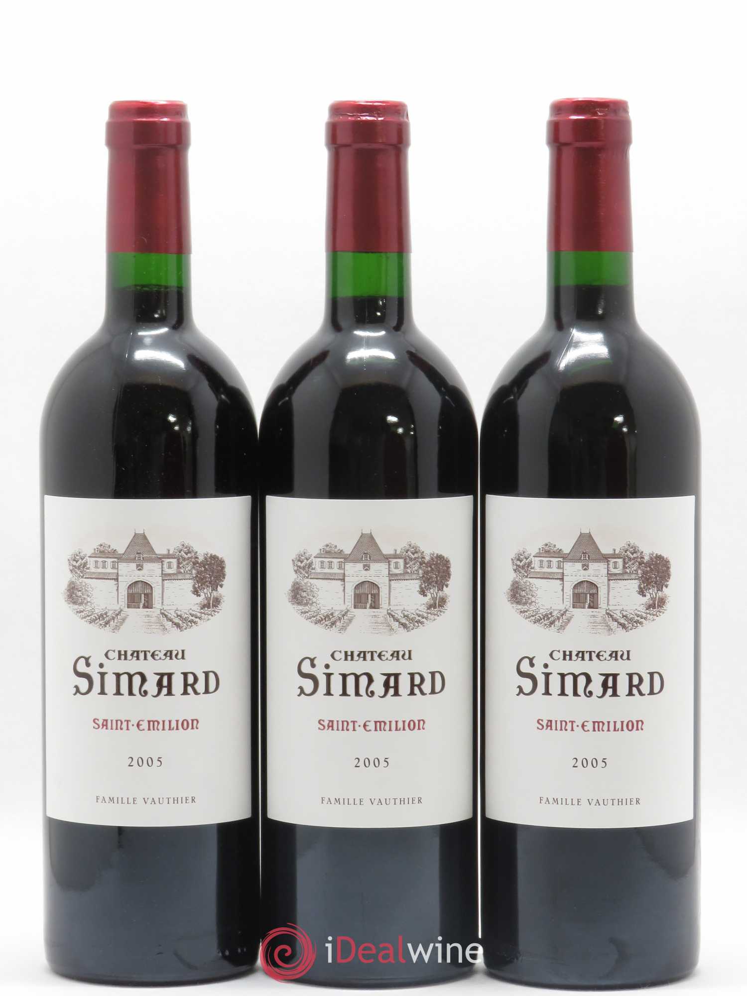Château Simard (sans prix de réserve) 2005 - Lot de 3 bouteilles - 0
