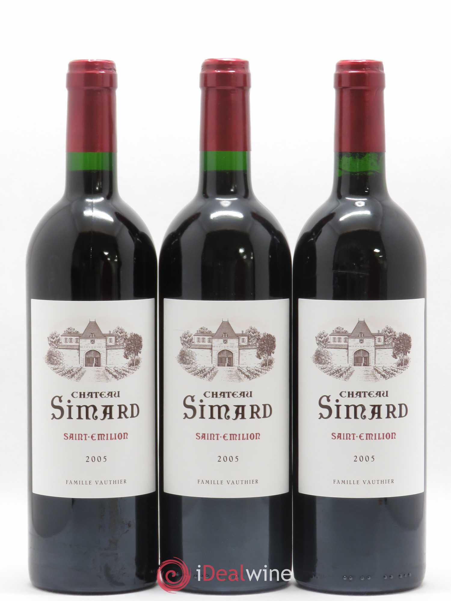 Château Simard (sans prix de réserve) 2005 - Lot de 3 bouteilles - 0