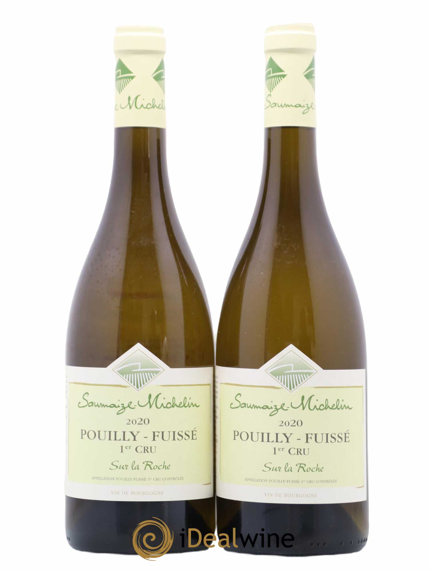 Pouilly-Fuissé 1er Cru Sur la Roche Saumaize-Michelin 2020 - Posten von 2 Flaschen - 0