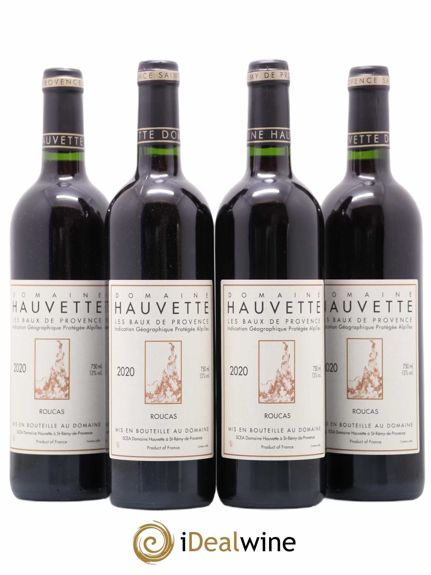 Baux de Provence Roucas Hauvette 2020 - Lot de 4 bouteilles - 0