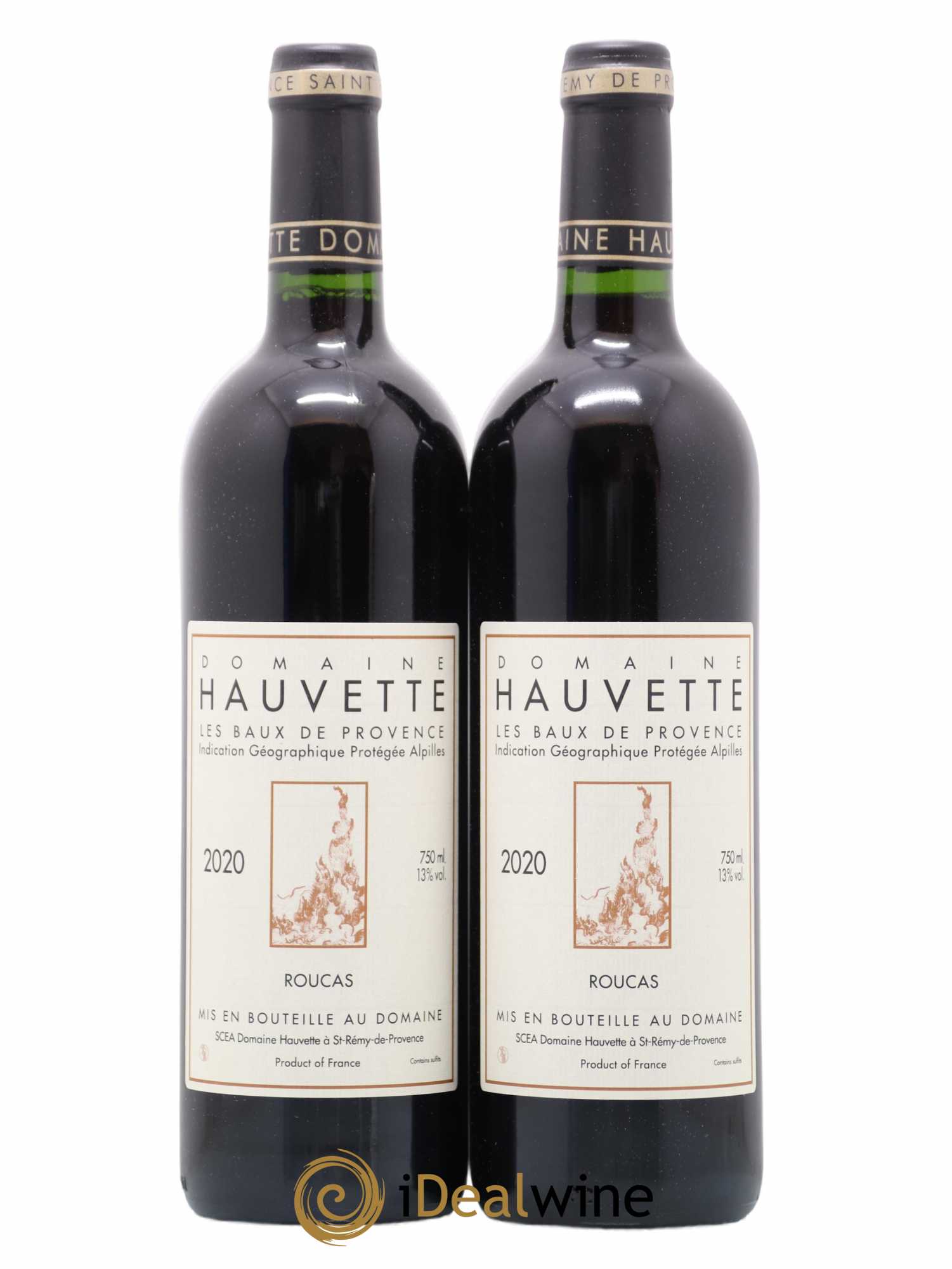 Baux de Provence Roucas Hauvette 2020 - Lot de 2 bouteilles - 0