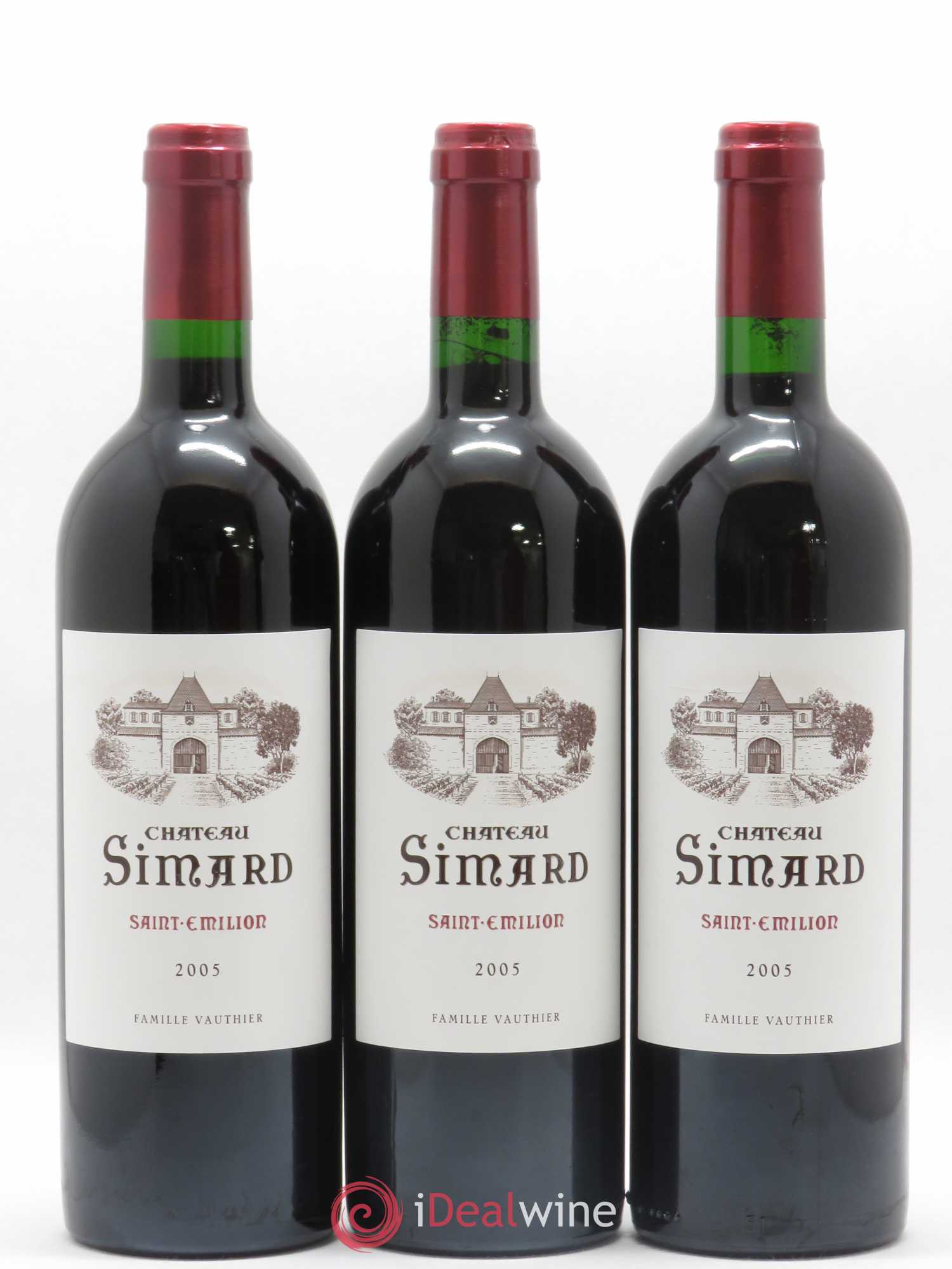 Château Simard 2005 - Lot de 3 bouteilles - 0