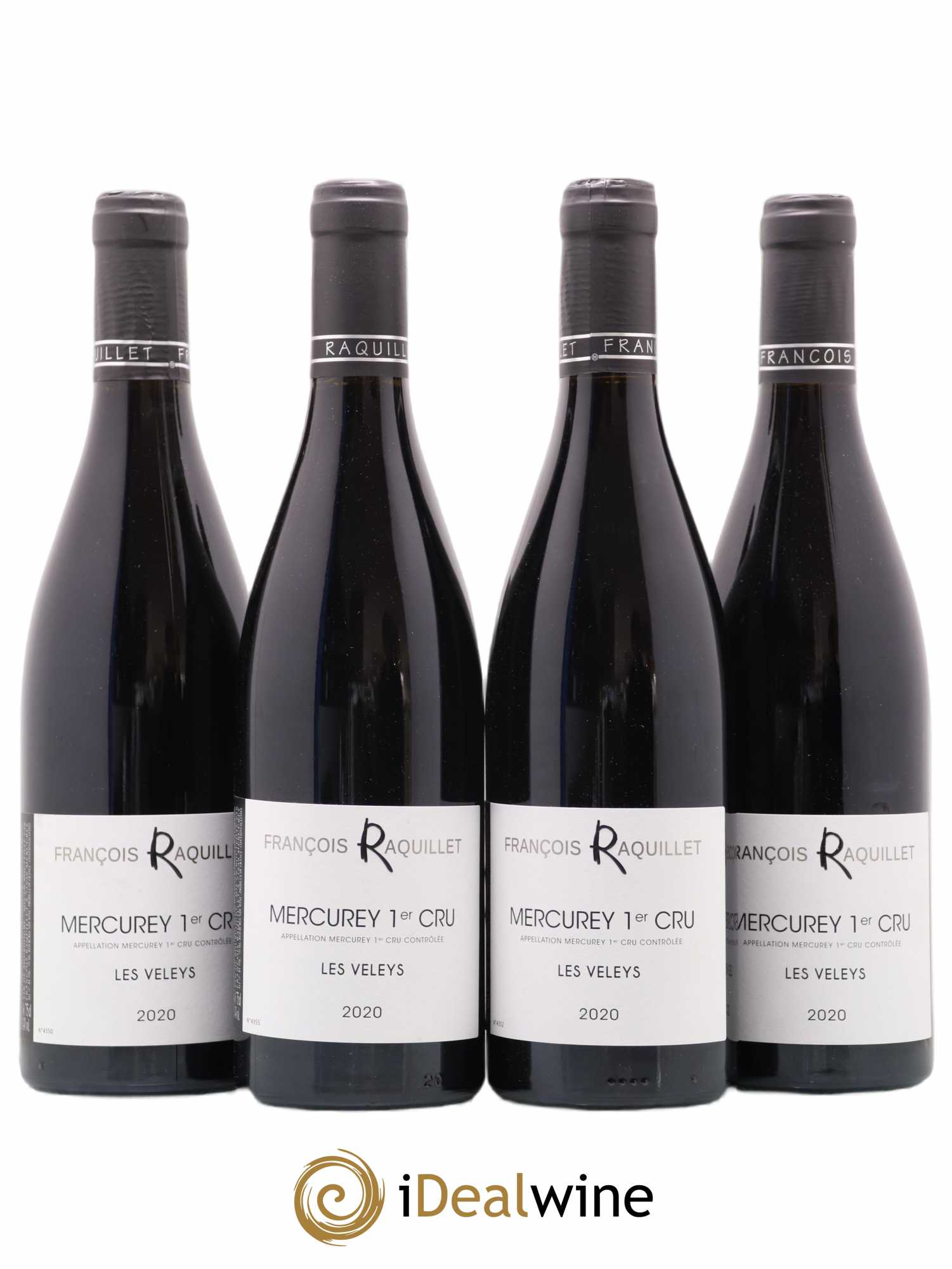 Mercurey 1er Cru Veleys Raquillet 2020 - Lot de 4 bouteilles - 0