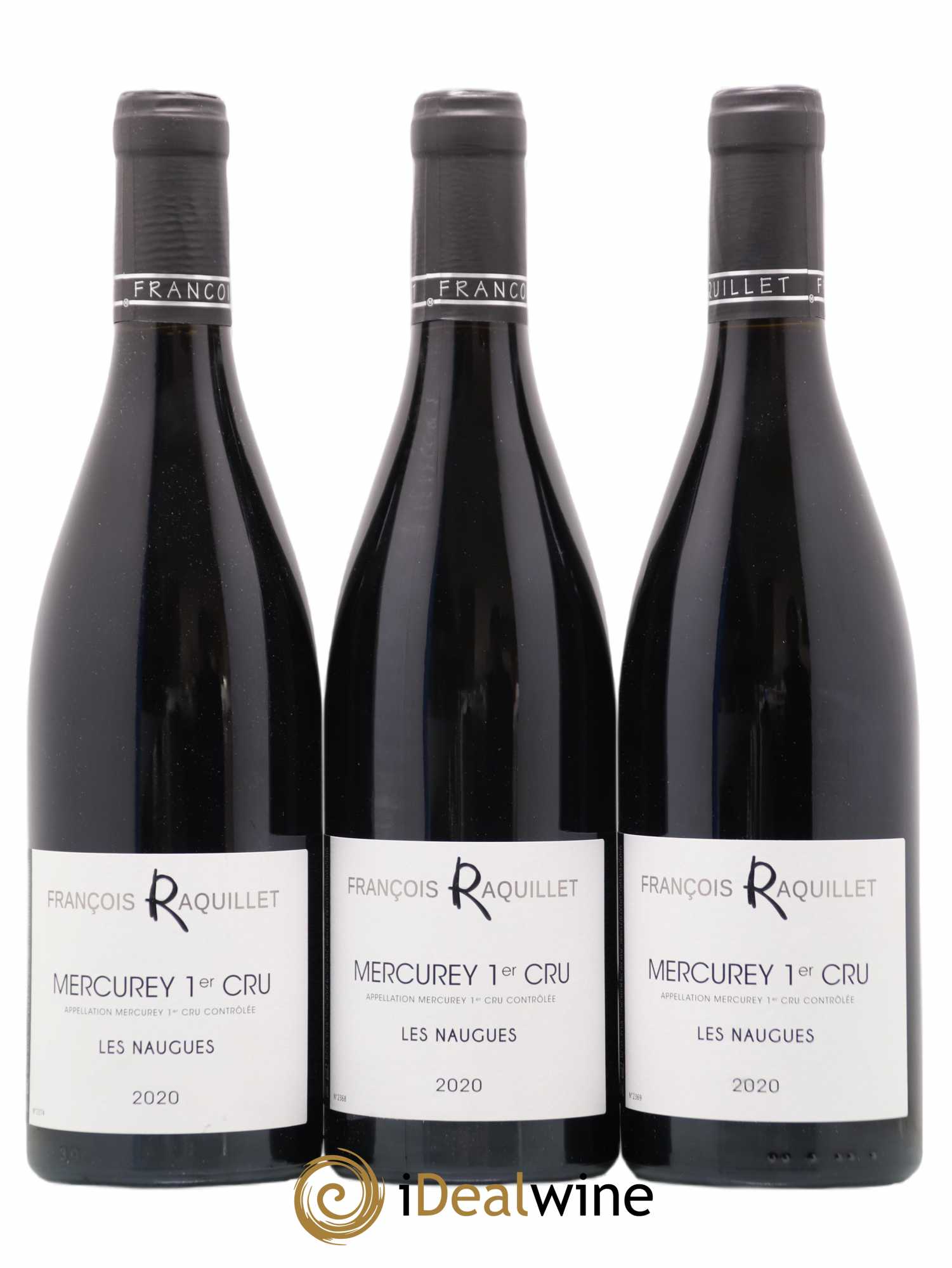 Mercurey 1er Cru Les Naugues Raquillet 2020 - Posten von 3 Flaschen - 0