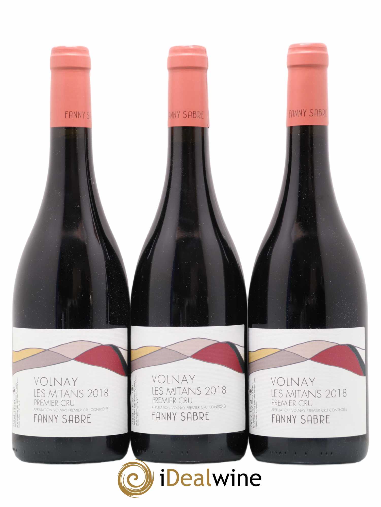 Volnay 1er Cru Les Mitans Fanny Sabre 2018 - Lot de 3 bouteilles - 0