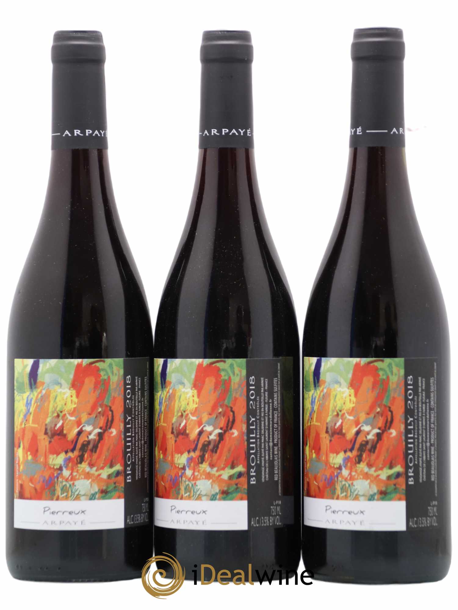 Brouilly Pierreux Marc Delienne 2018 - Lot de 3 bouteilles - 0