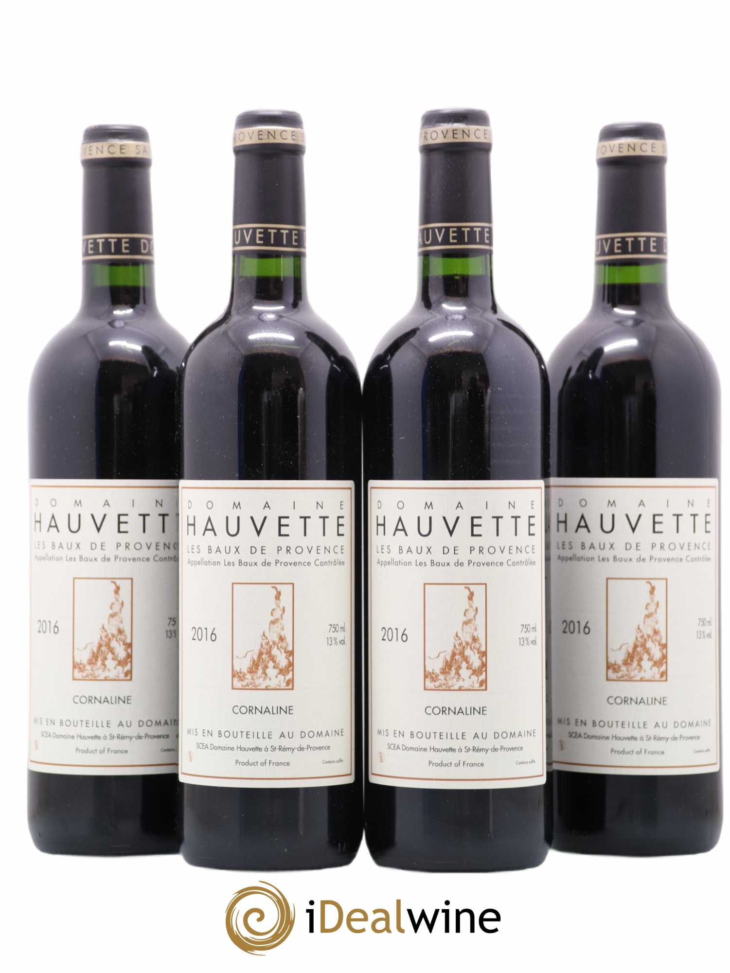 Baux de Provence Cornaline Hauvette (Domaine) 2016 - Lot de 4 bouteilles - 0