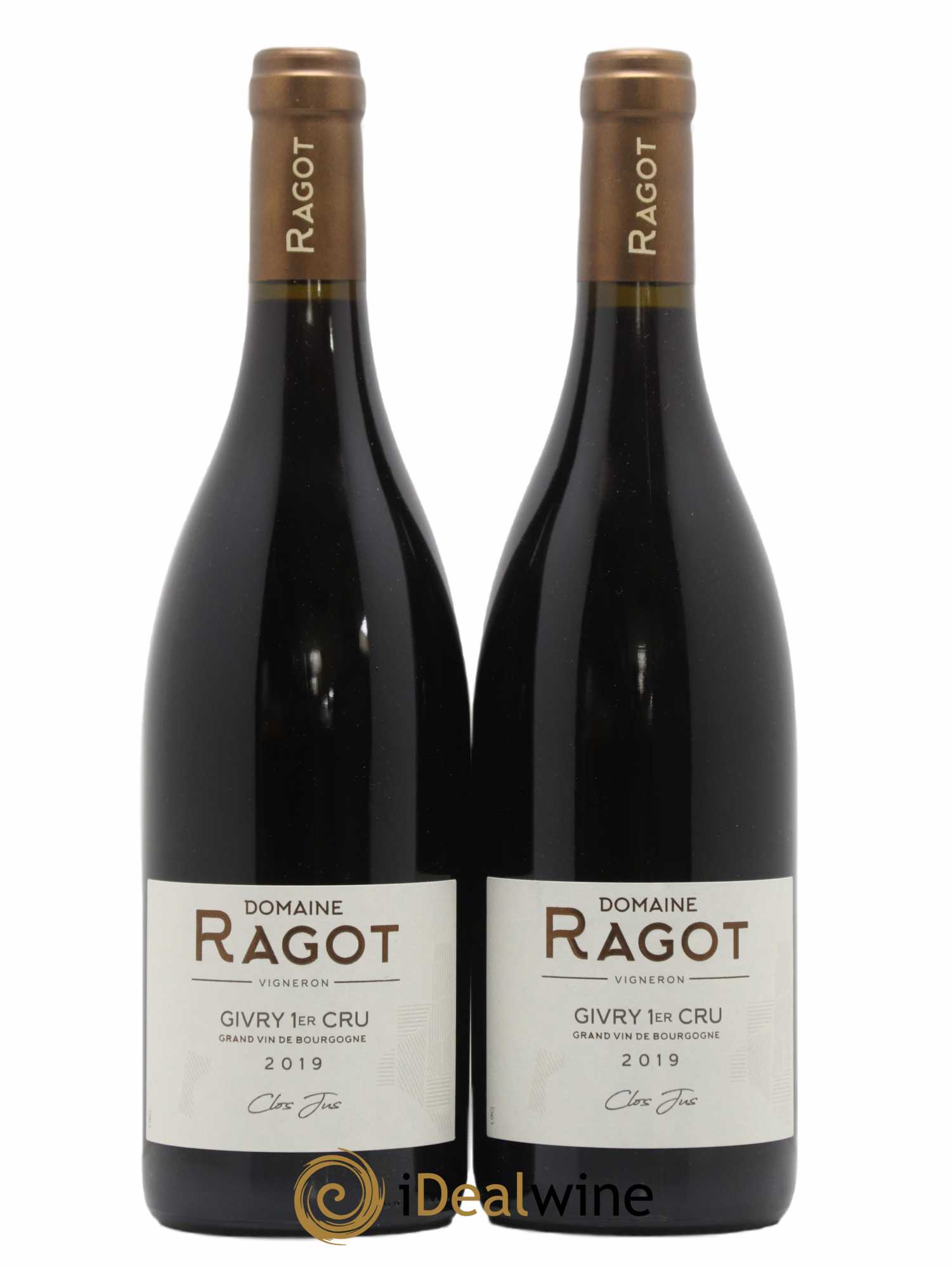 Givry 1er Cru Clos Jus Ragot (Domaine) 2019 - Lot de 2 bouteilles - 0