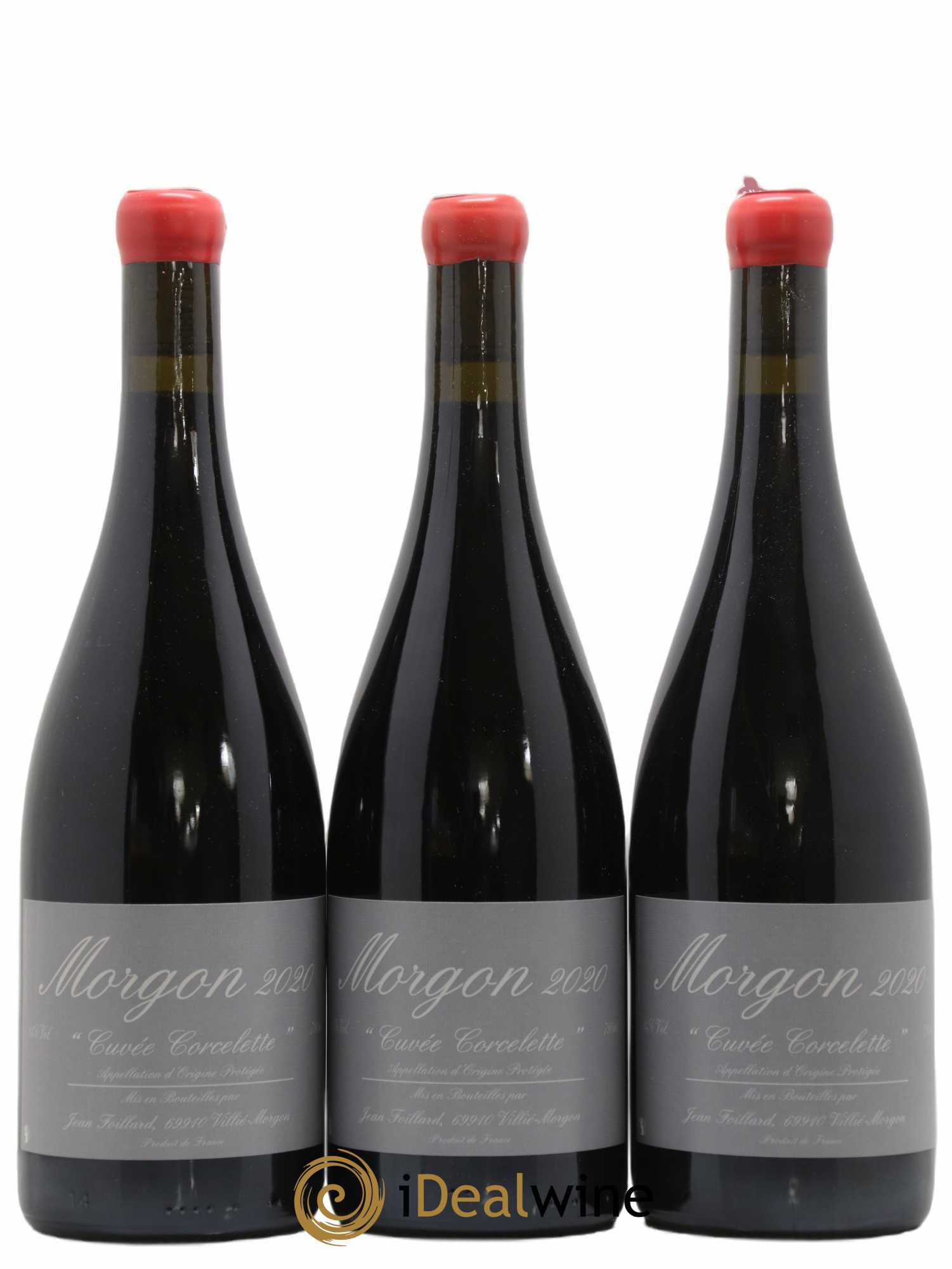 Morgon Corcelette Jean Foillard 2020 - Lot de 3 bouteilles - 0