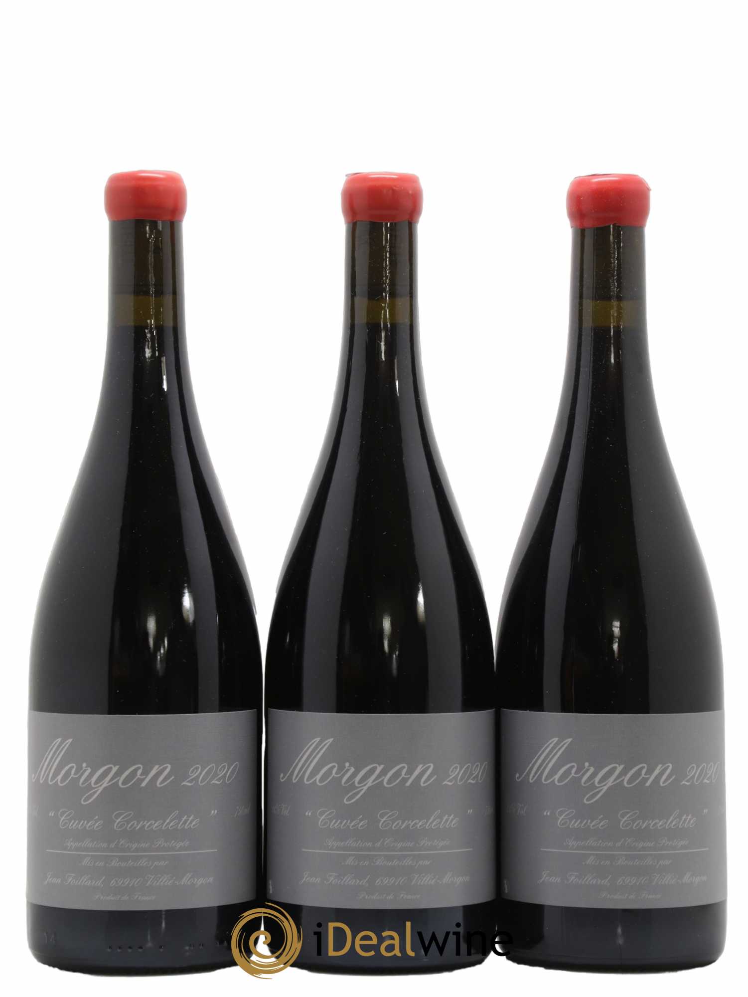 Morgon Corcelette Jean Foillard 2020 - Lot de 3 bouteilles - 0