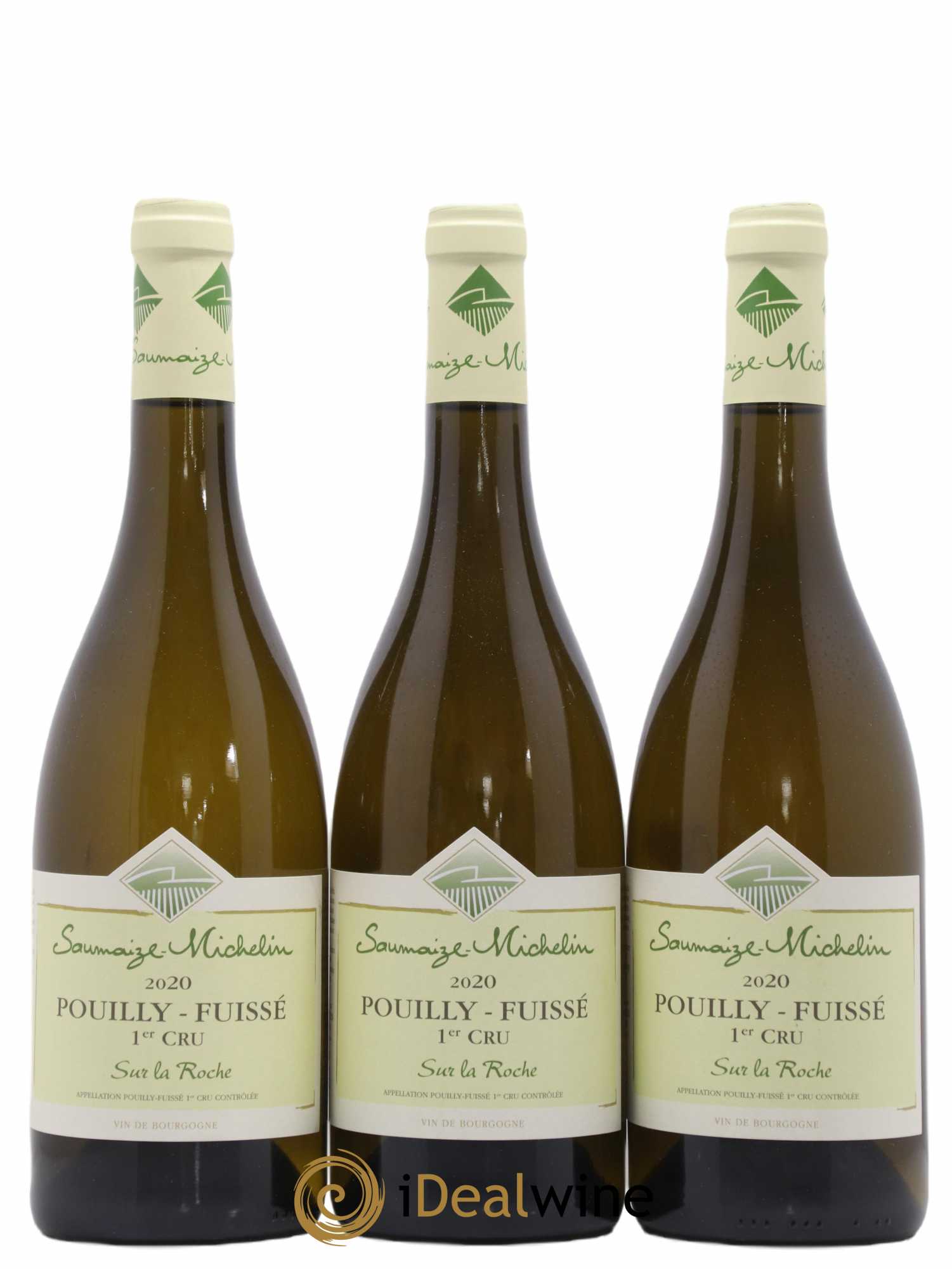 Pouilly-Fuissé Clos sur la Roche Saumaize-Michelin 2020 - Lot de 3 bouteilles - 0