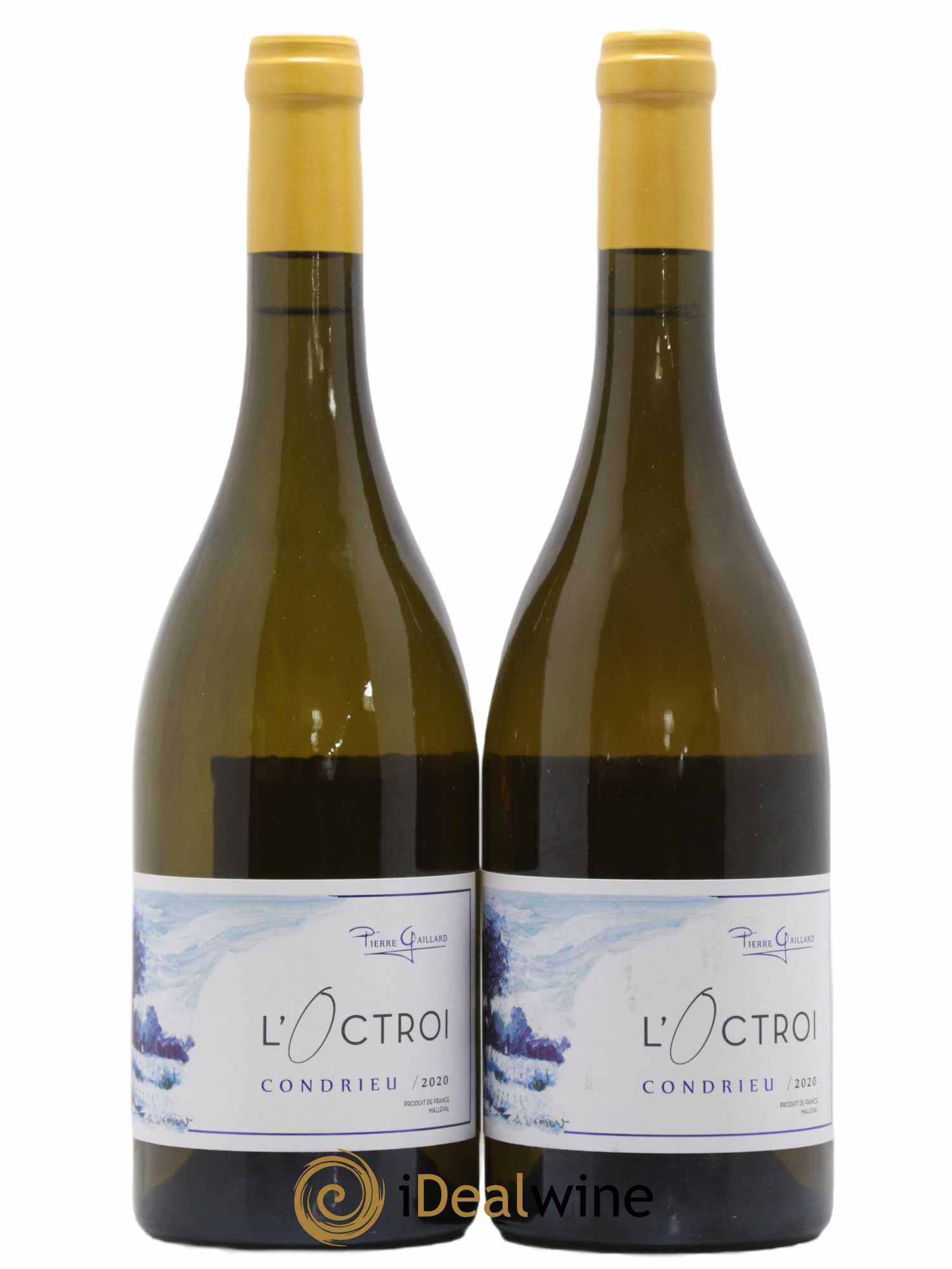 Condrieu Pierre Gaillard L'Octroi 2020 - Lot de 2 bouteilles - 0