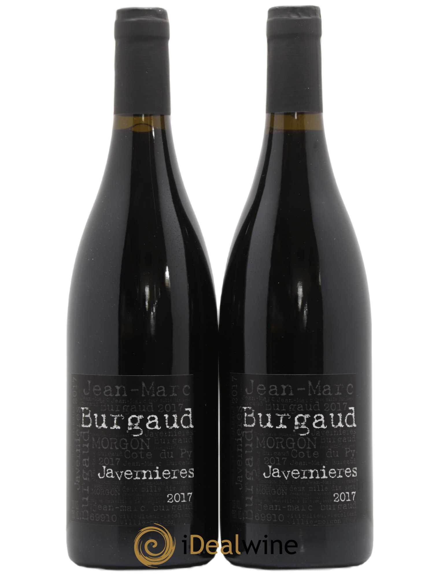 Morgon Côte du Py Javernières Jean-Marc Burgaud (Domaine) 2017 - Lot de 2 bouteilles - 0