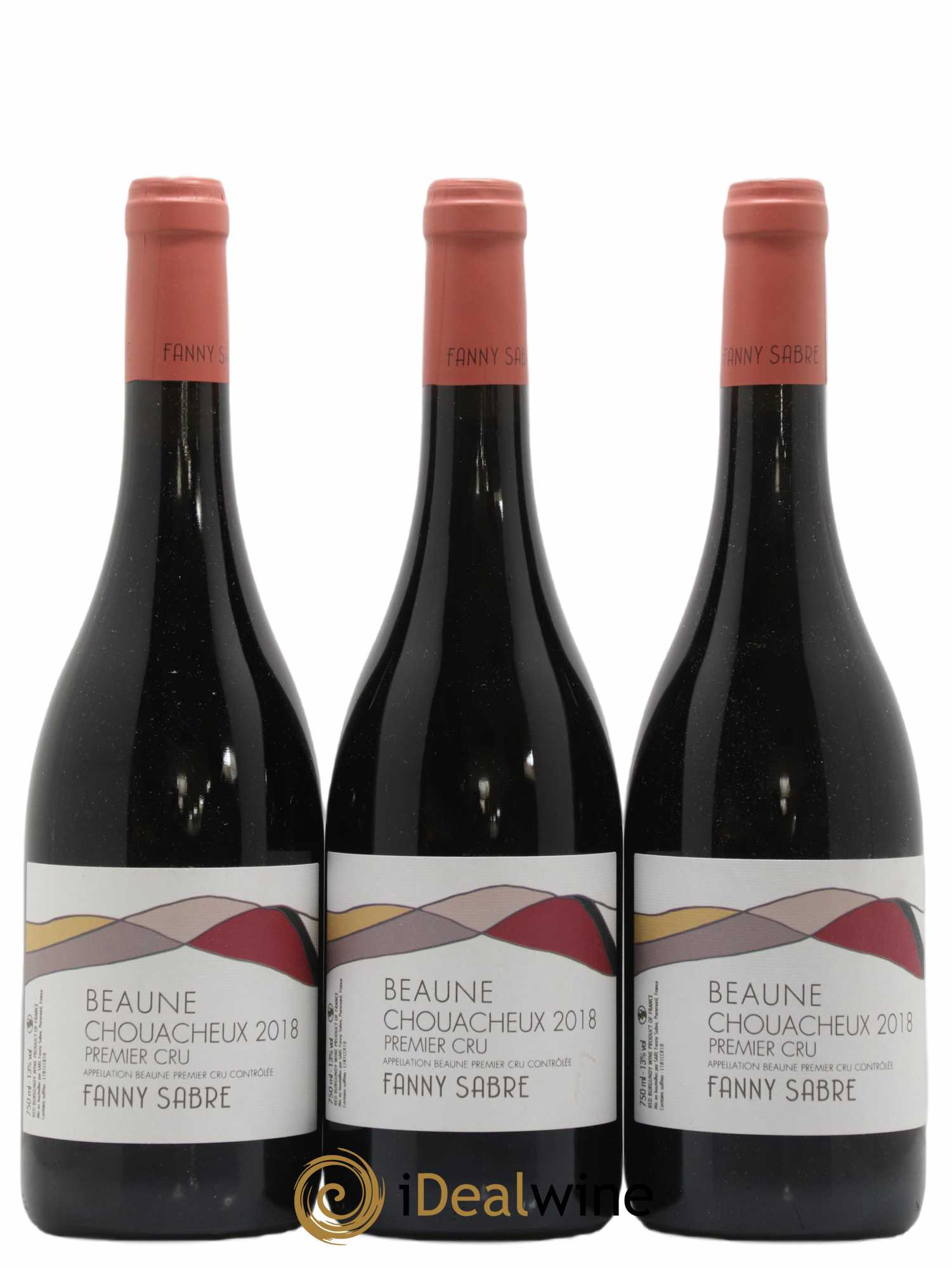 Beaune 1er Cru Chouacheux Fanny Sabre 2018 - Lot de 3 bouteilles - 0