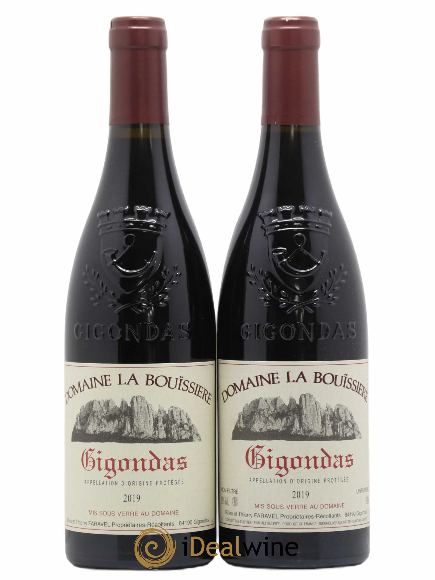 Gigondas La Bouïssière 2019 - Lot de 2 bouteilles - 0