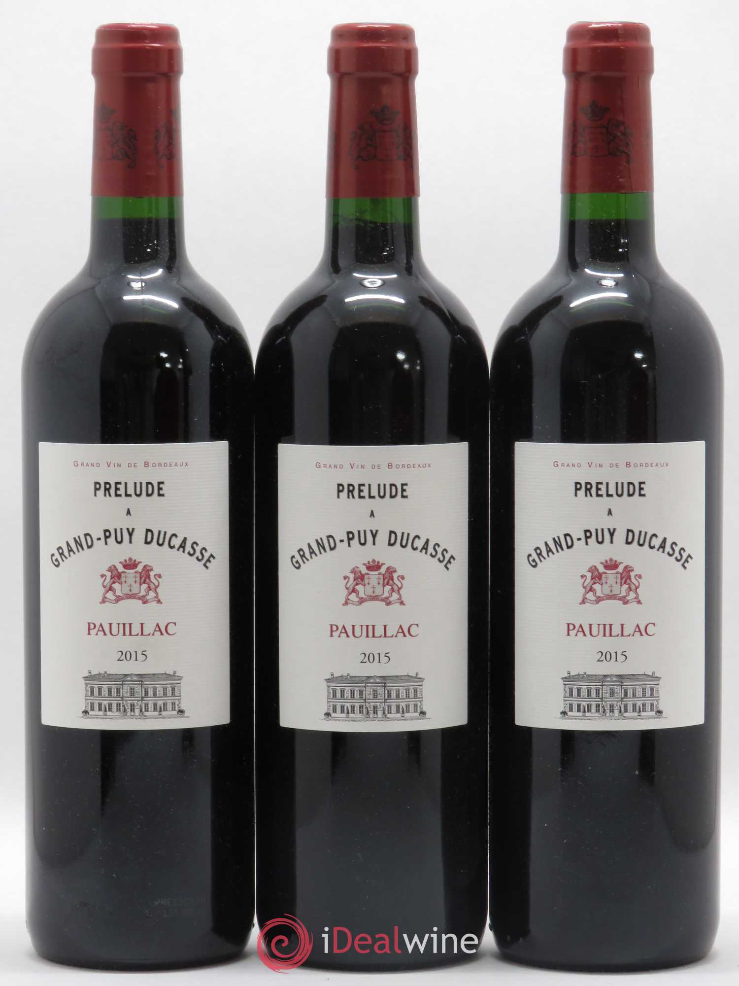 Prélude à Grand Puy Ducasse Second Vin 2015 - Lot de 3 bouteilles - 0