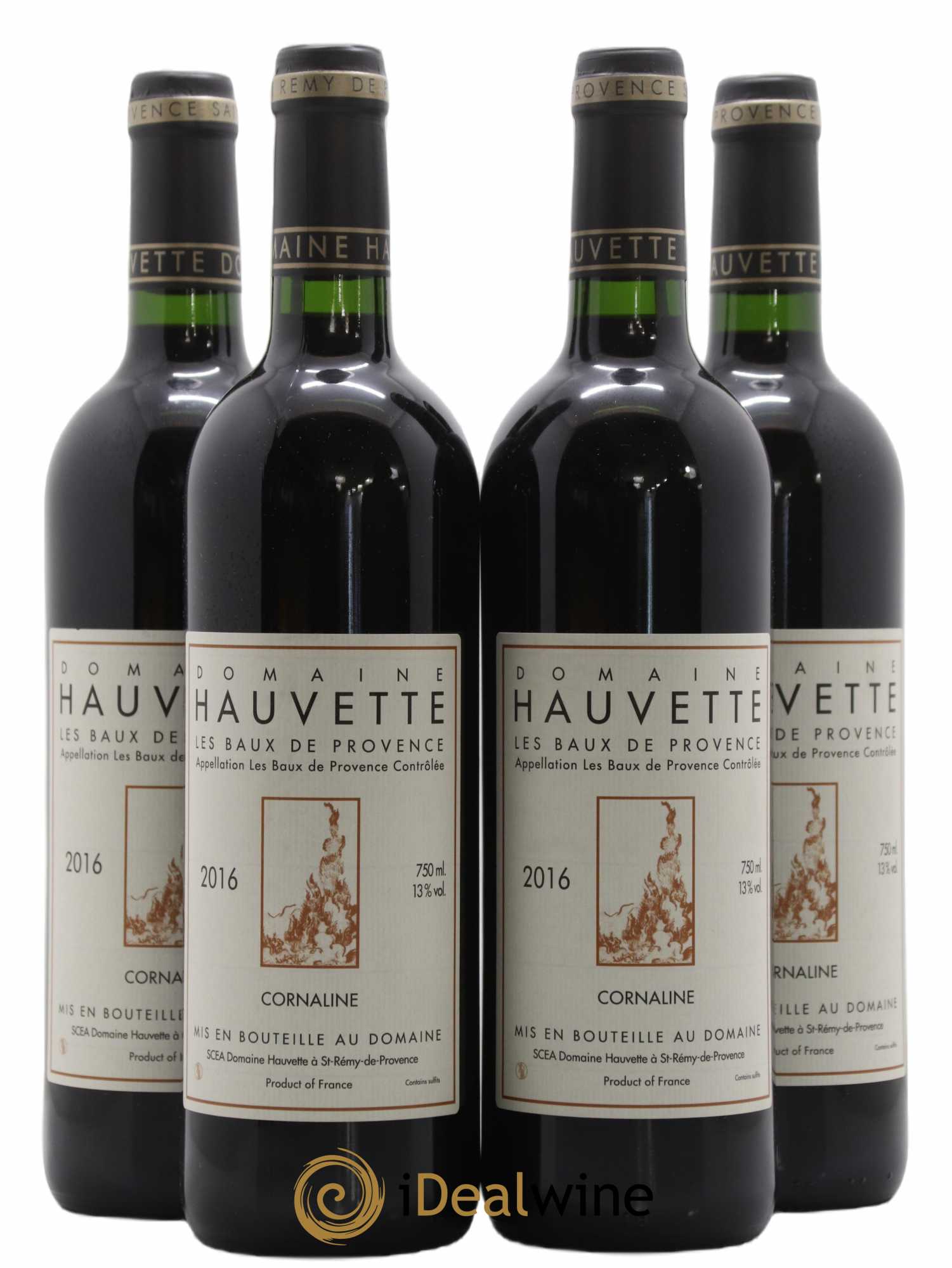 Baux de Provence Cornaline Hauvette (Domaine) 2016 - Lot de 4 bouteilles - 0