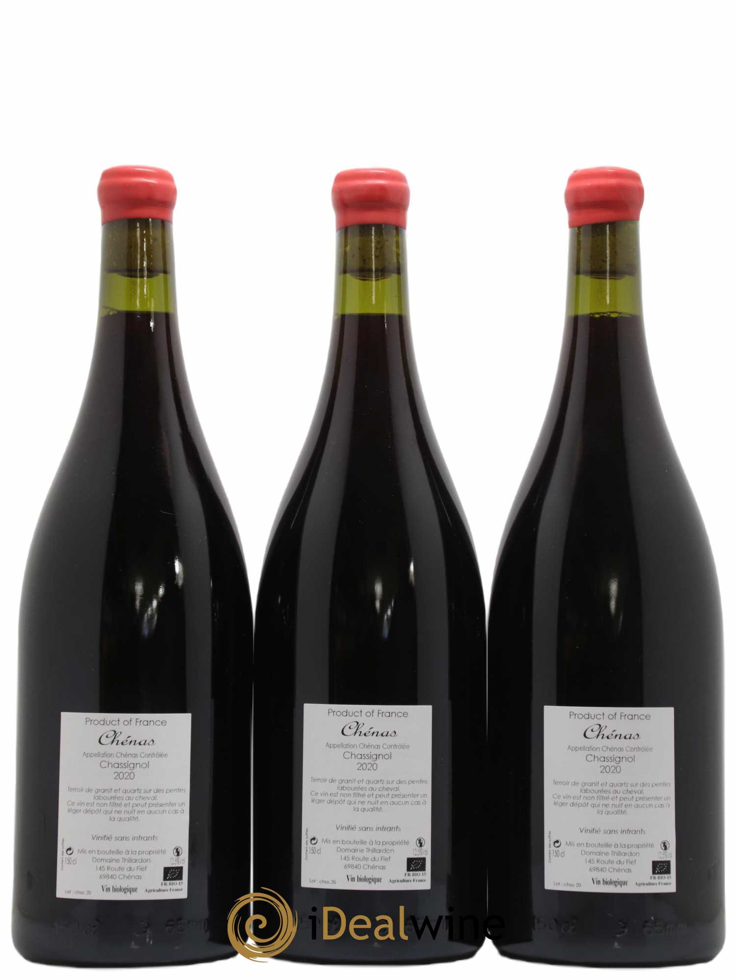 Chénas Chassignol Domaine Thillardon 2020 - Lot de 3 magnums - 1