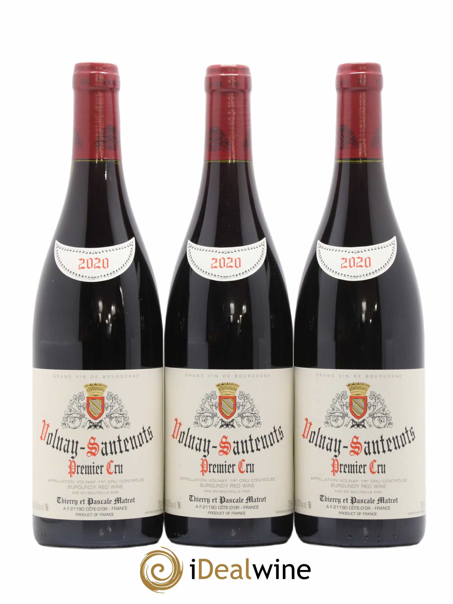 Volnay 1er Cru Santenots Matrot (Domaine) 2020 - Lot de 3 bouteilles - 0