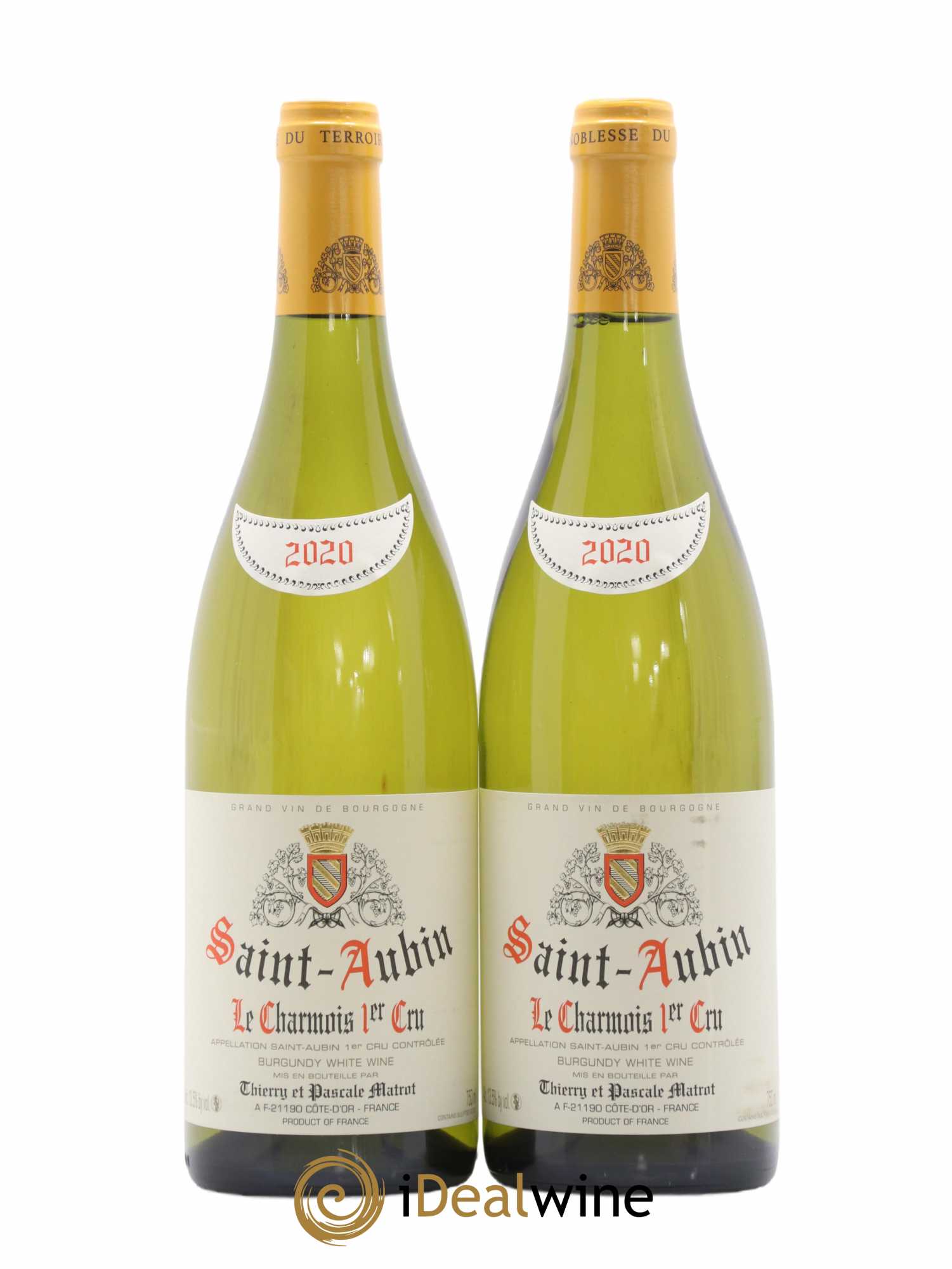 Saint-Aubin 1er Cru Le Charmois Matrot 2020 - Lotto di 2 bottiglie - 0