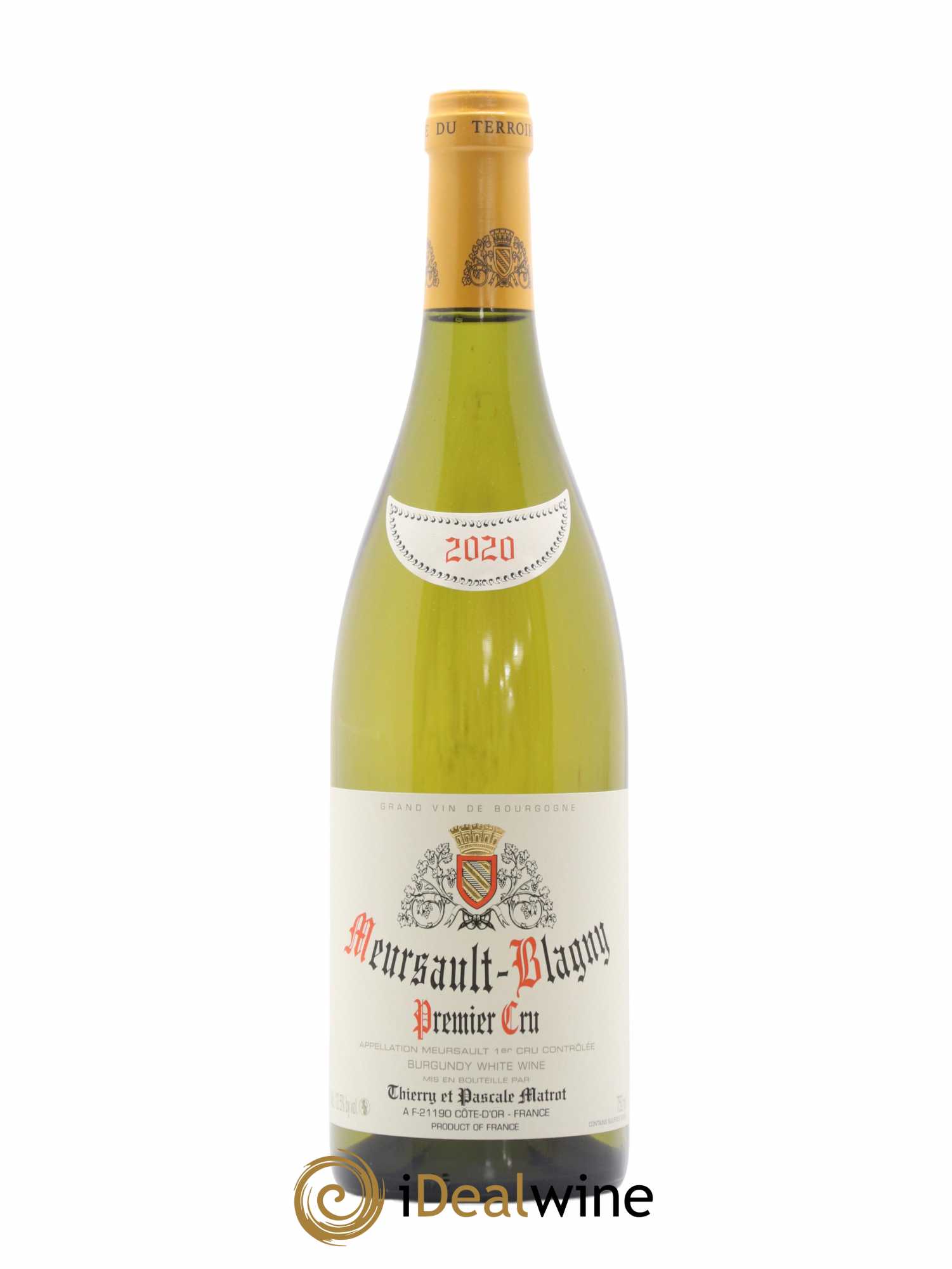 Meursault 1er Cru Blagny Matrot (Domaine) 2020 - Lot de 1 bouteille - 0