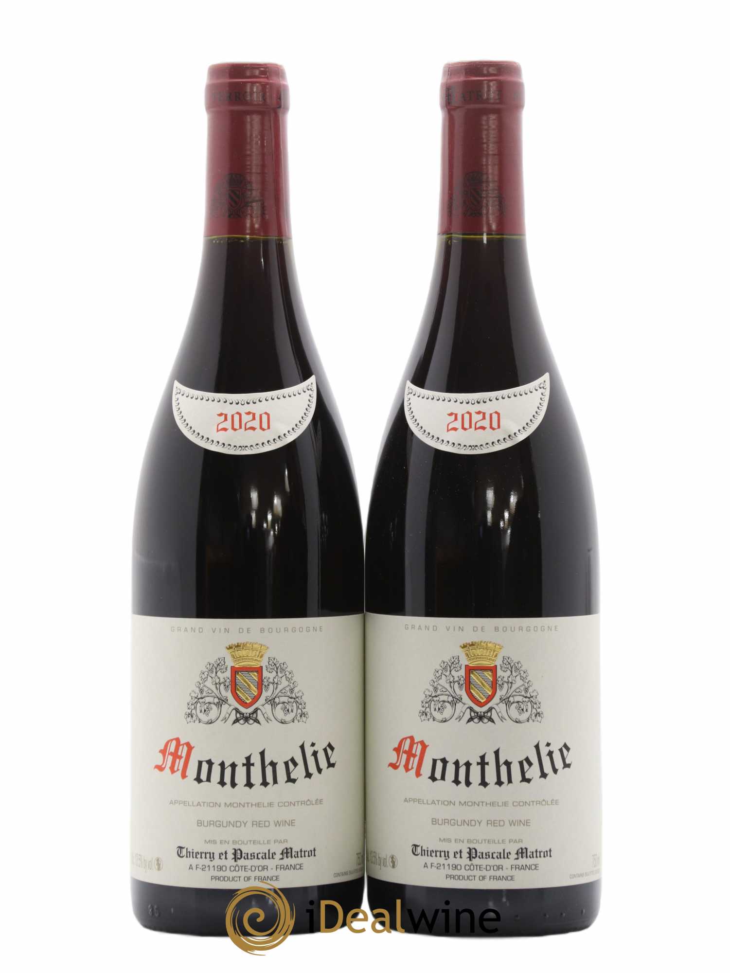 Monthélie Matrot 2020 - Lot de 2 bouteilles - 0