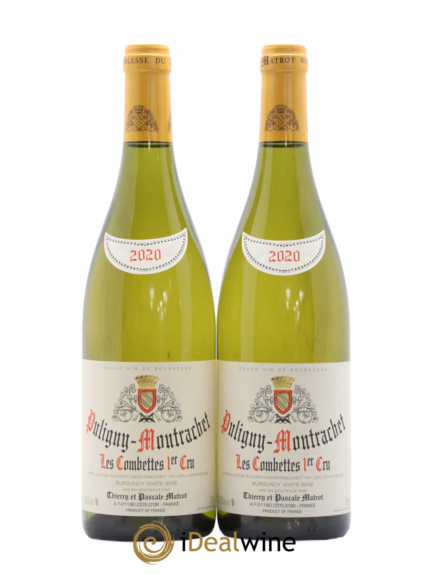 Puligny-Montrachet 1er Cru Les Combettes Matrot (Domaine) 2020 - Lot de 2 bouteilles - 0