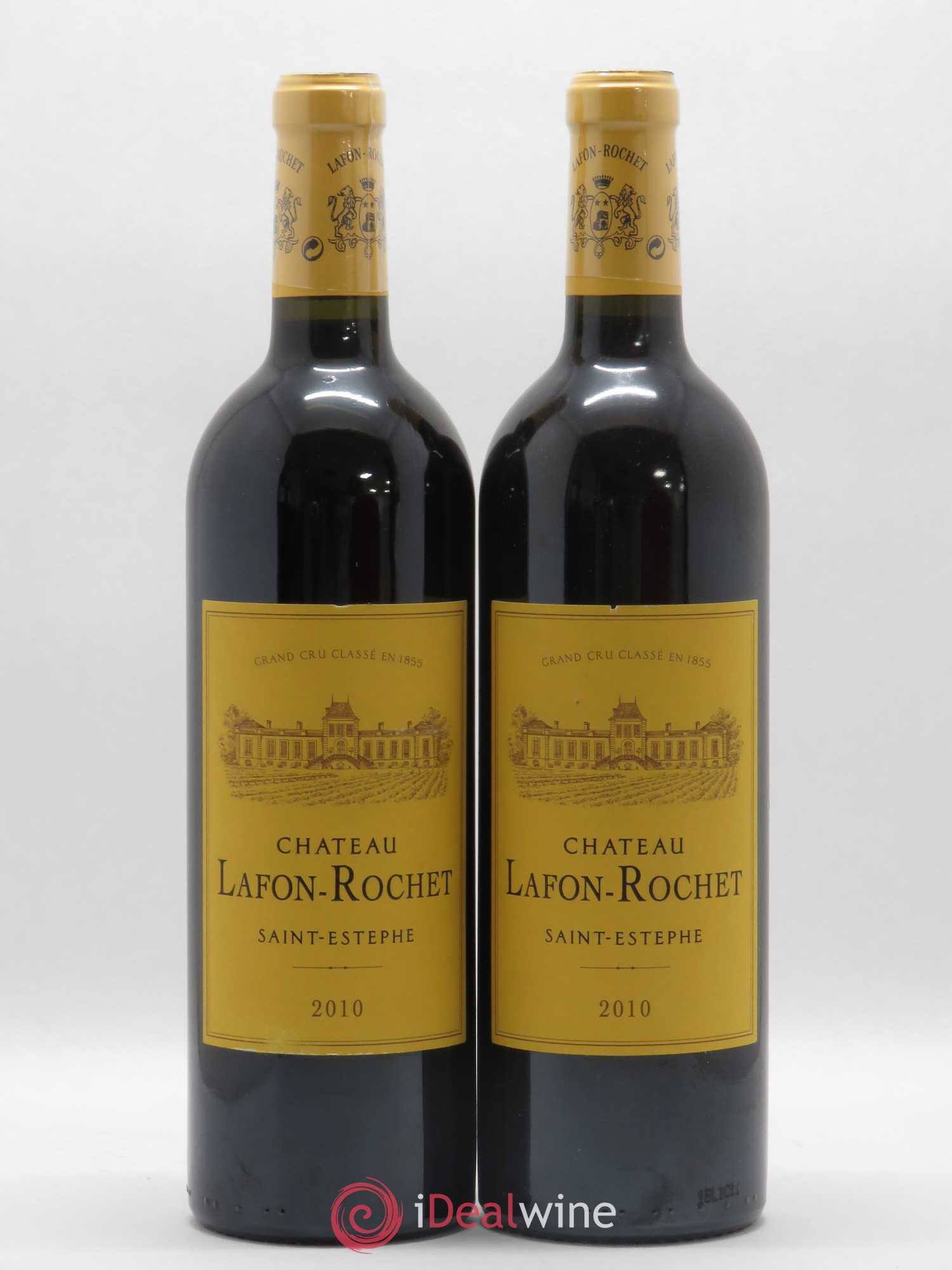 Château Lafon Rochet 4ème Grand Cru Classé 2010 - Lot de 2 bouteilles - 0