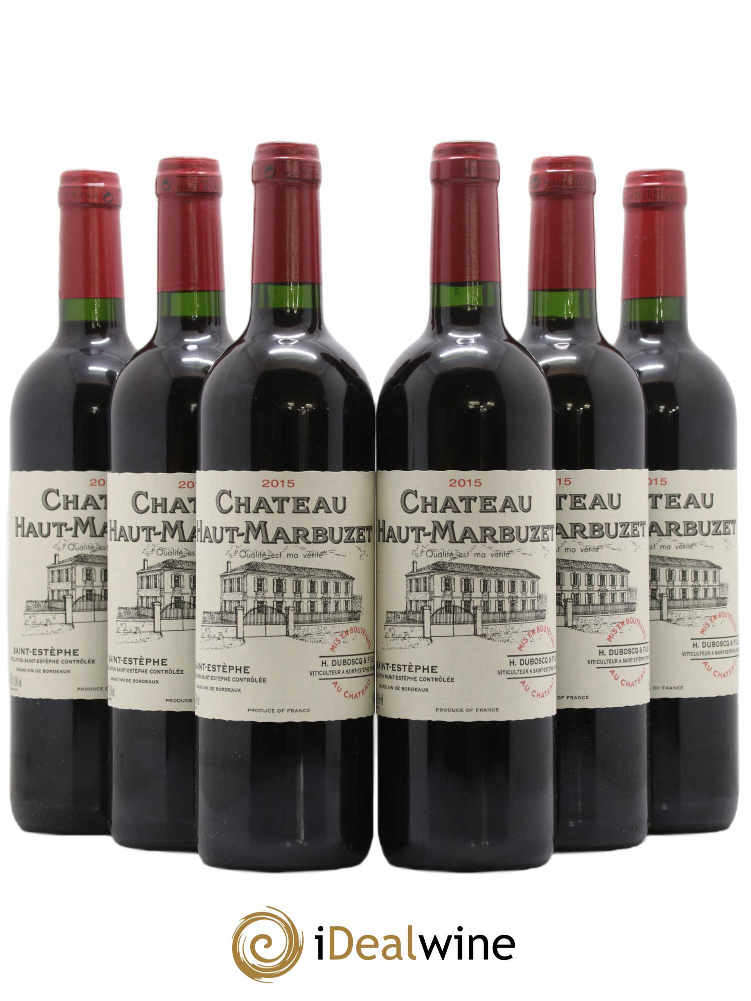 Château Haut Marbuzet 2015 - Lot de 6 bouteilles - 0