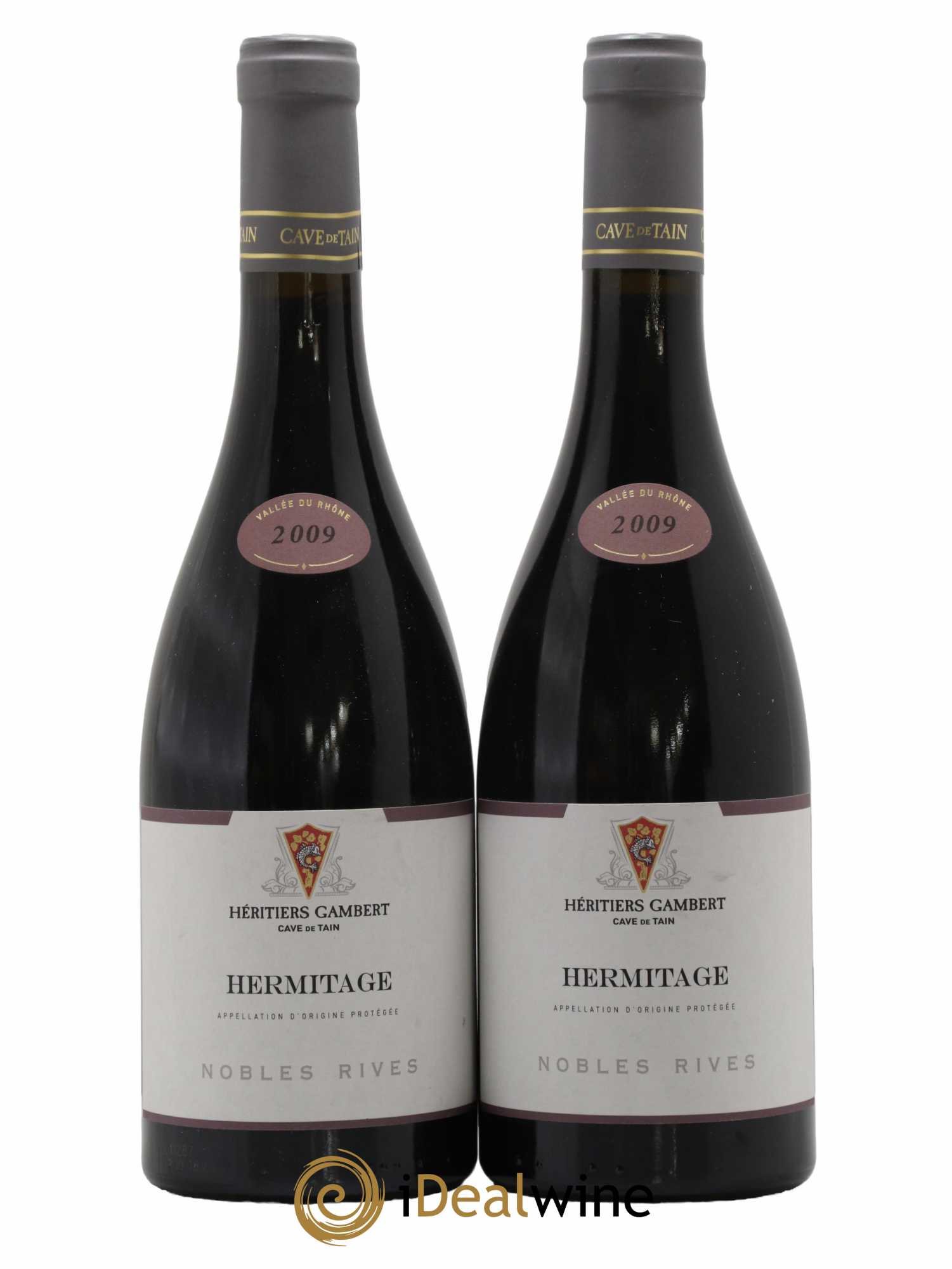 Hermitage Nobles Rives Héritiers Gambert Cave De Tain 2009 - Lot de 2 bouteilles - 0