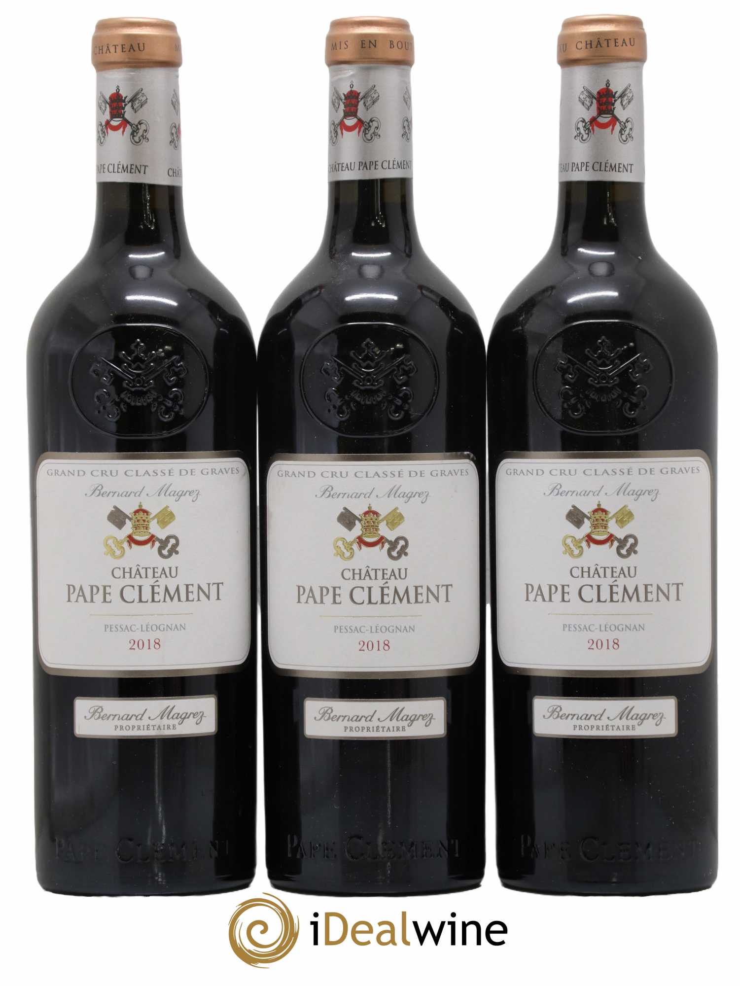 Château Pape Clément Cru Classé de Graves 2018 - Lot de 3 bouteilles - 0