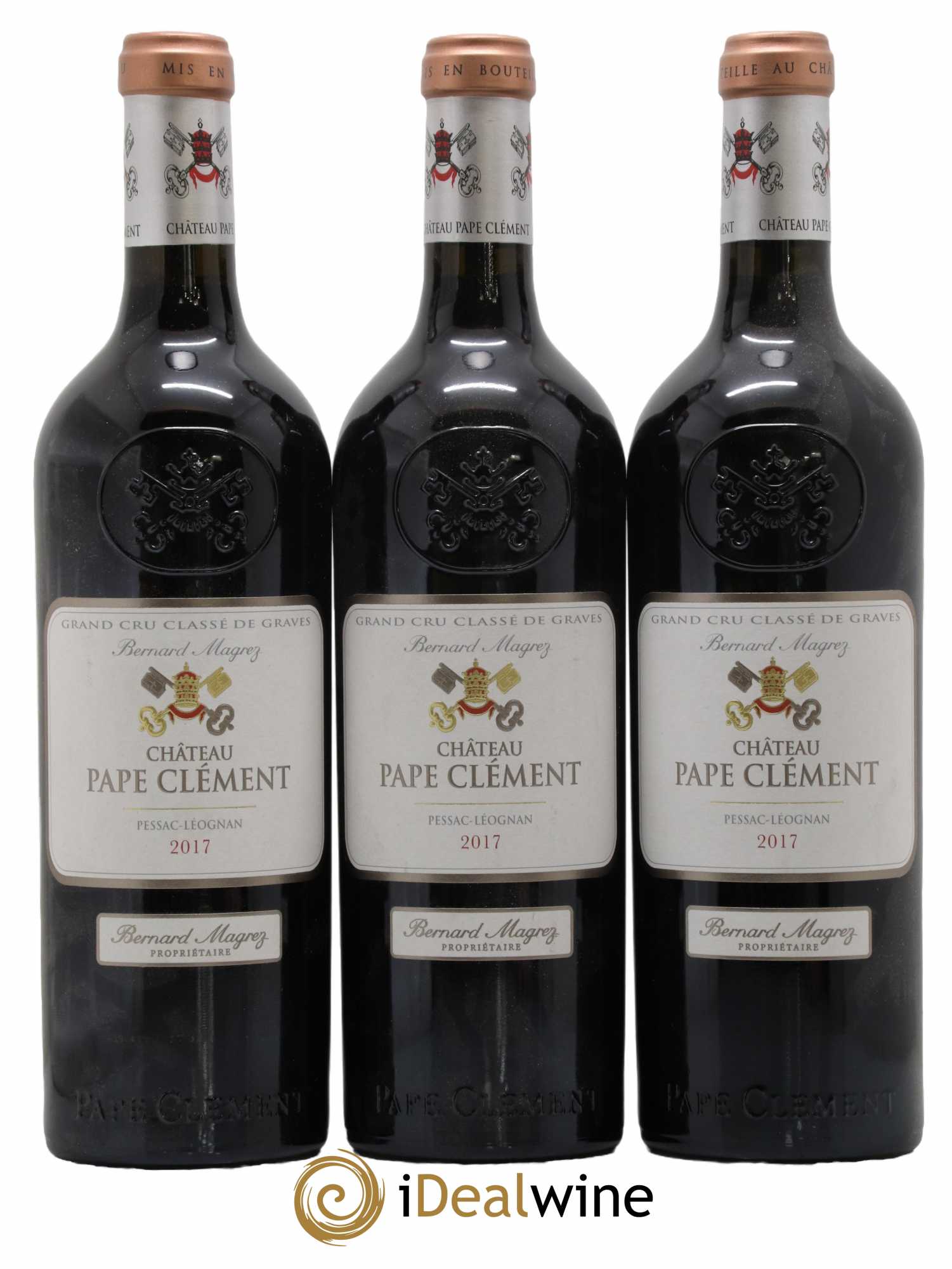 Château Pape Clément Cru Classé de Graves 2017 - Lot de 3 bouteilles - 0