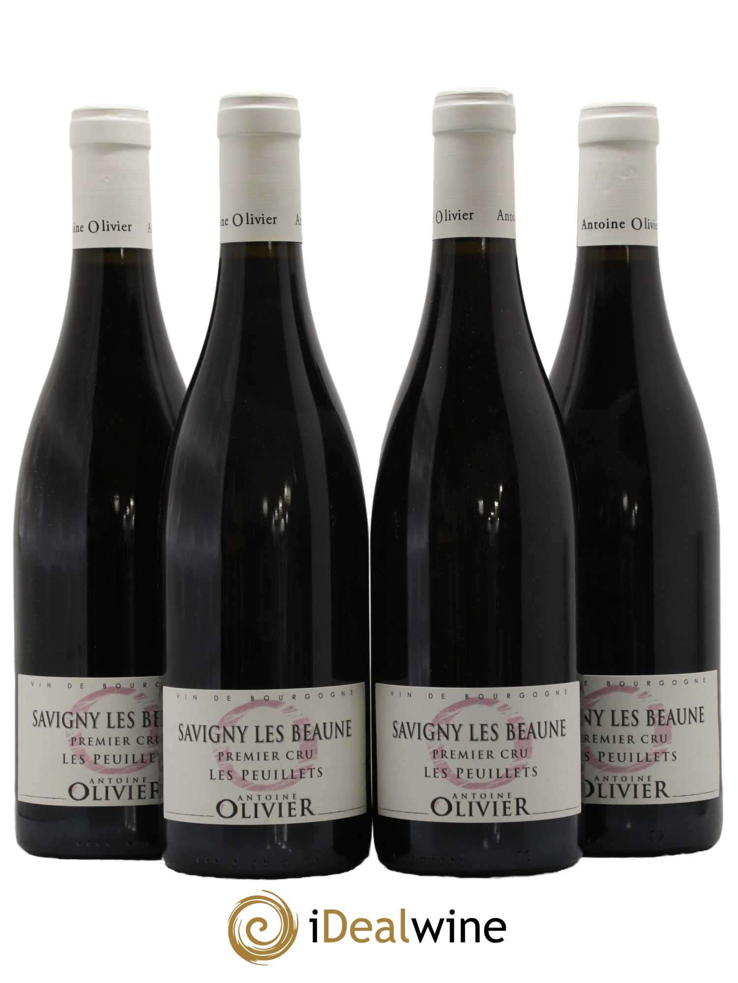 Savigny-lès-Beaune 1er Cru Les Peuillets Antoine Olivier 2018 - Lot of 4 bottles - 0