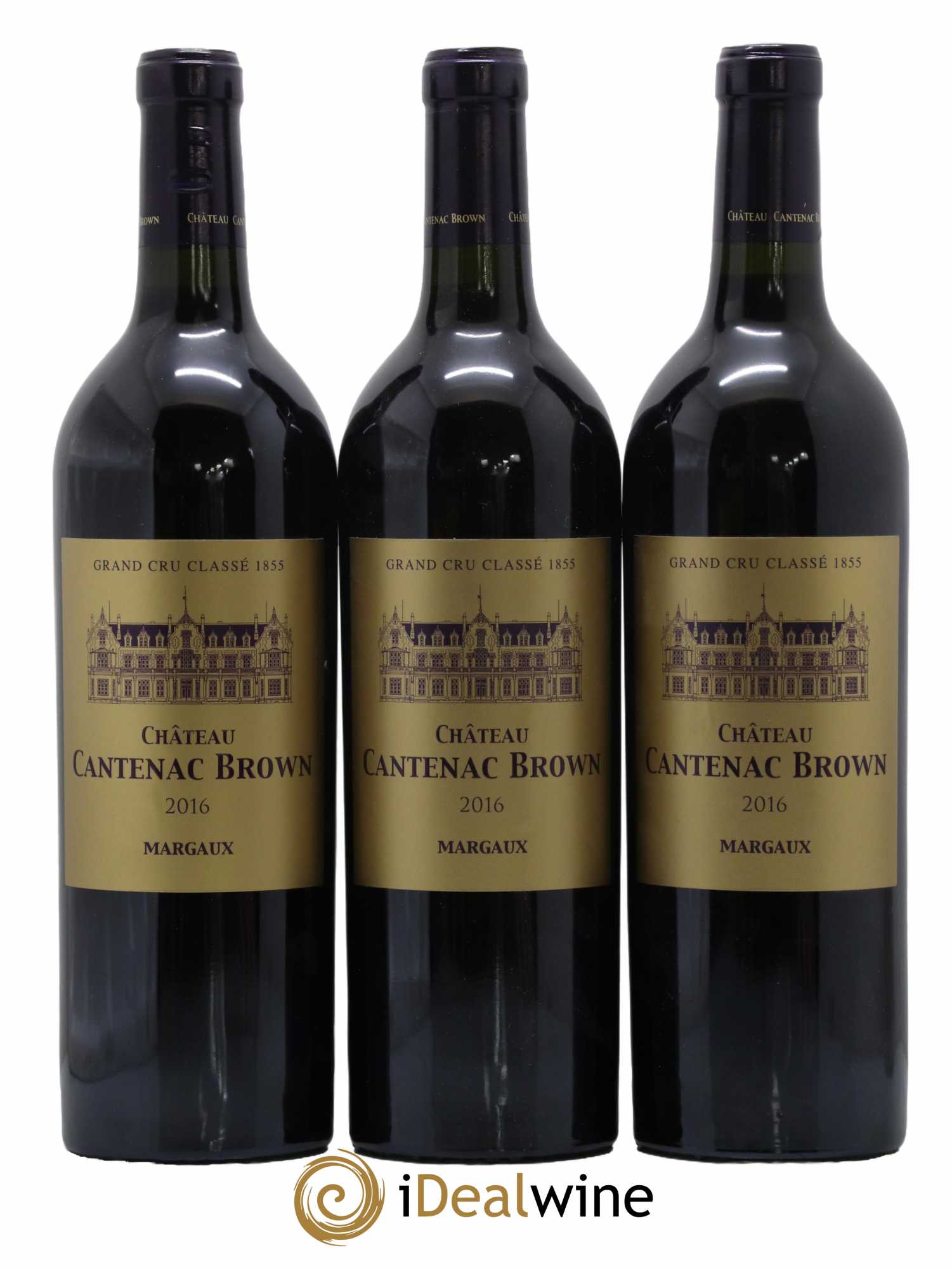Château Cantenac Brown 3ème Grand Cru Classé 2016 - Lot de 3 bouteilles - 0