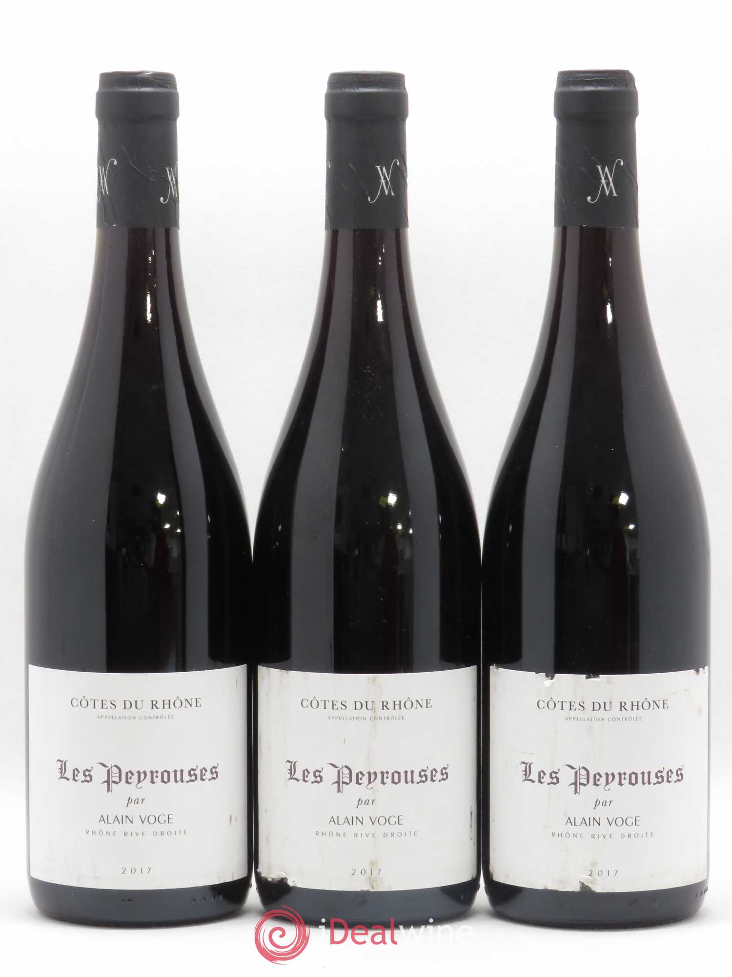 Côtes-du-Rhône Les Peyrousses Alain Voge (Domaine) 2017 - Lot de 5 bouteilles - 1