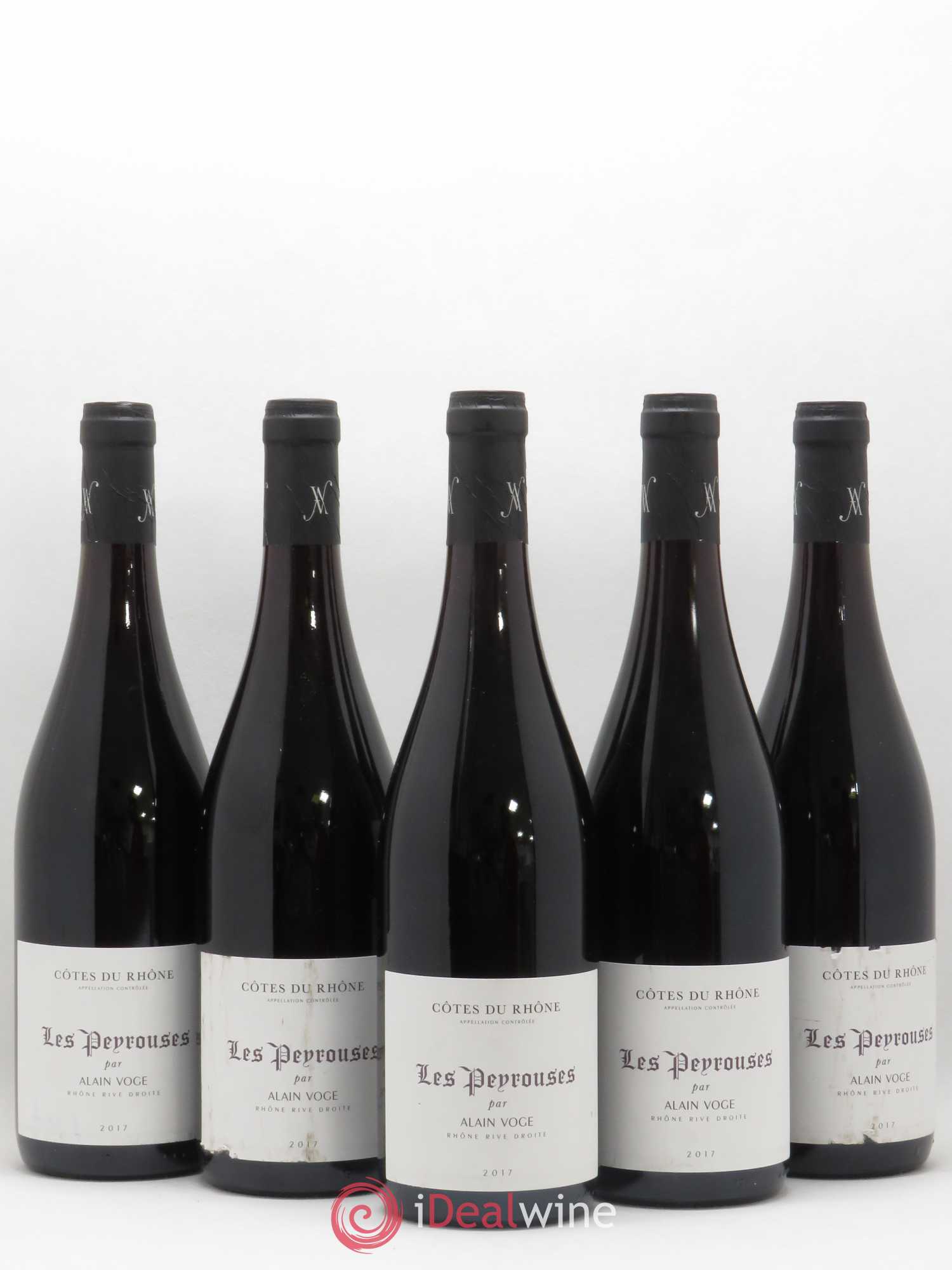 Côtes-du-Rhône Les Peyrousses Alain Voge (Domaine) 2017 - Lot de 5 bouteilles - 0