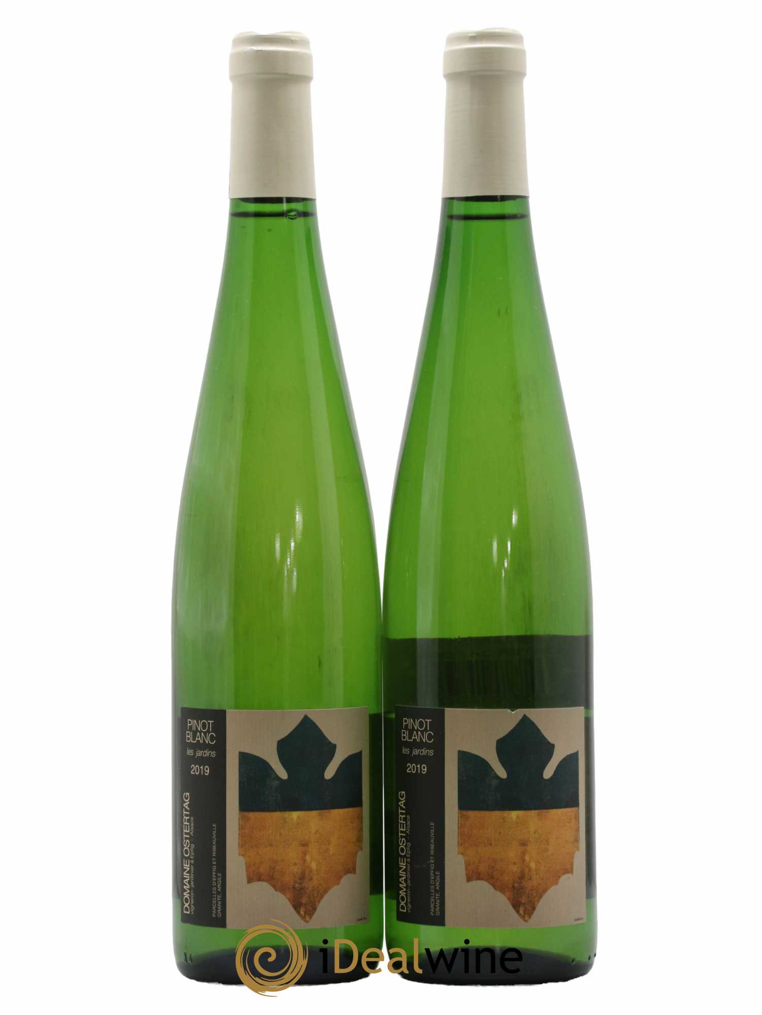 Alsace Pinot Blanc Les Jardins Ostertag (Domaine) 2019 - Lot de 2 bouteilles - 0
