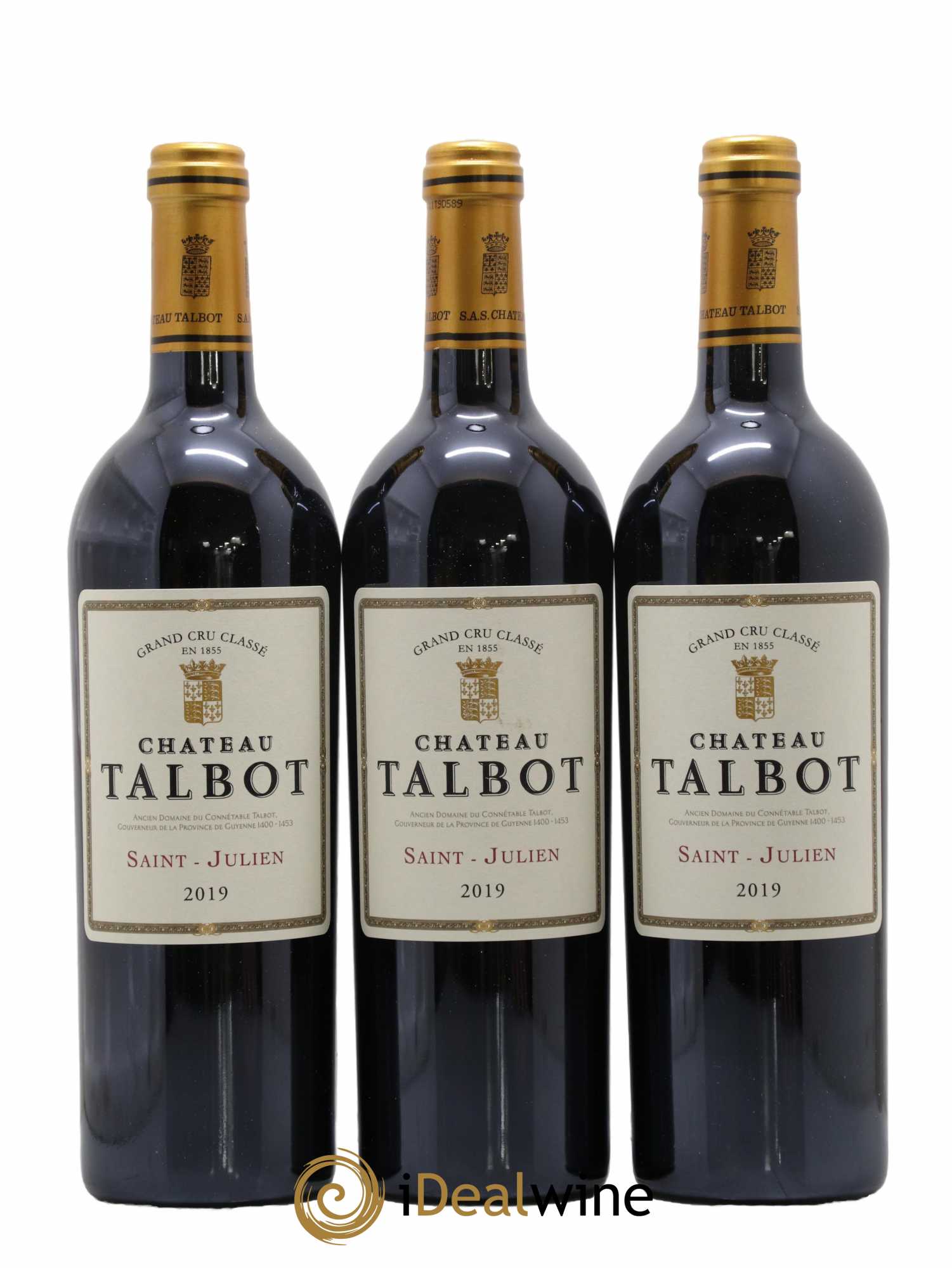 Château Talbot 4ème Grand Cru Classé 2019 - Lot de 6 bouteilles - 2